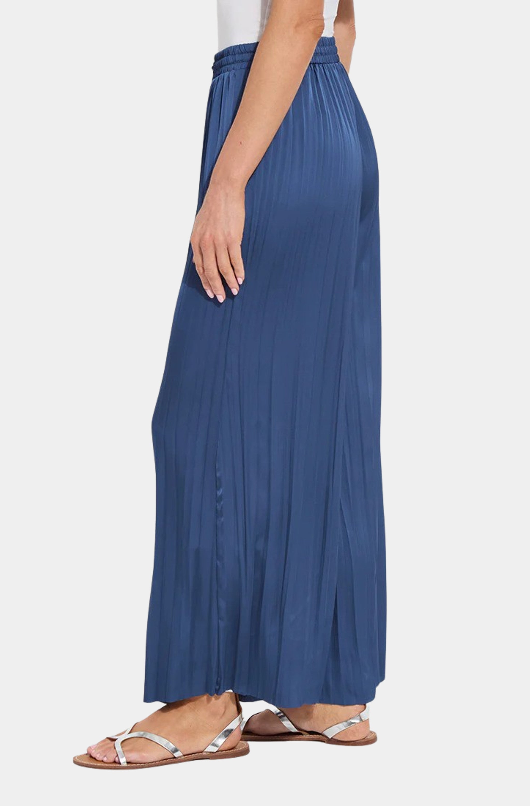 Packable Pleated Palazzo Pant