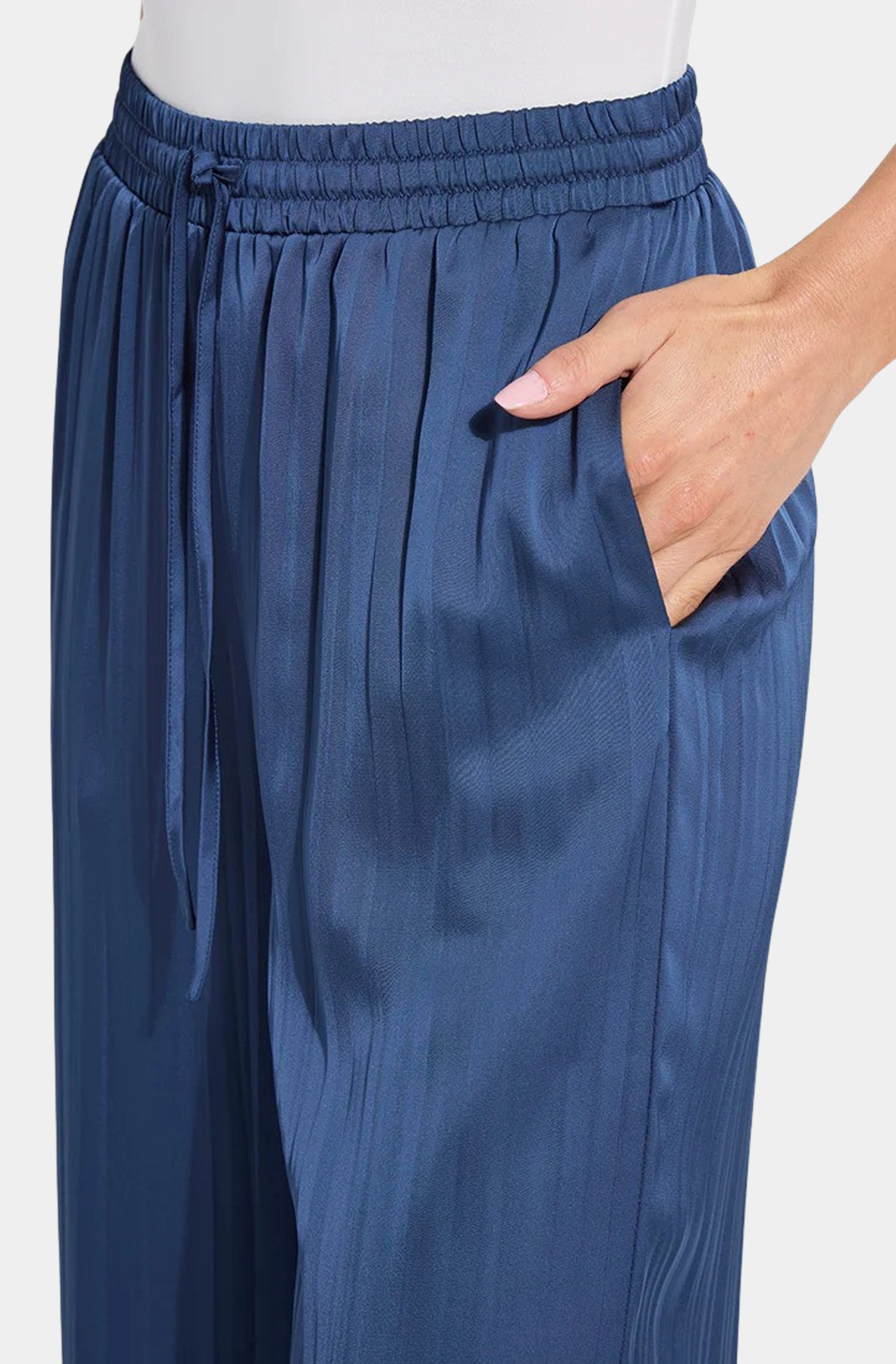Packable Pleated Palazzo Pant