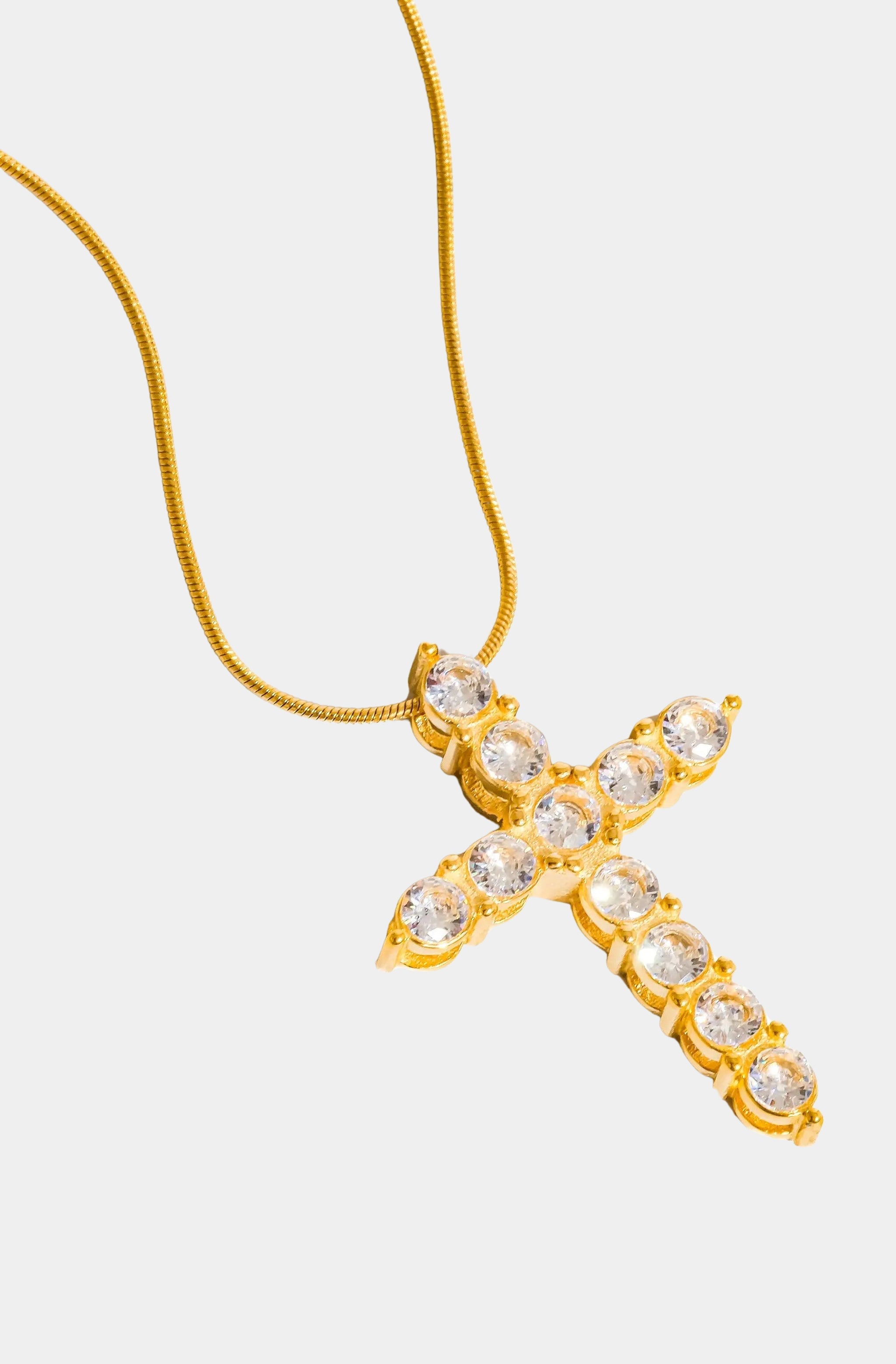 Raeven CZ Cross Necklace