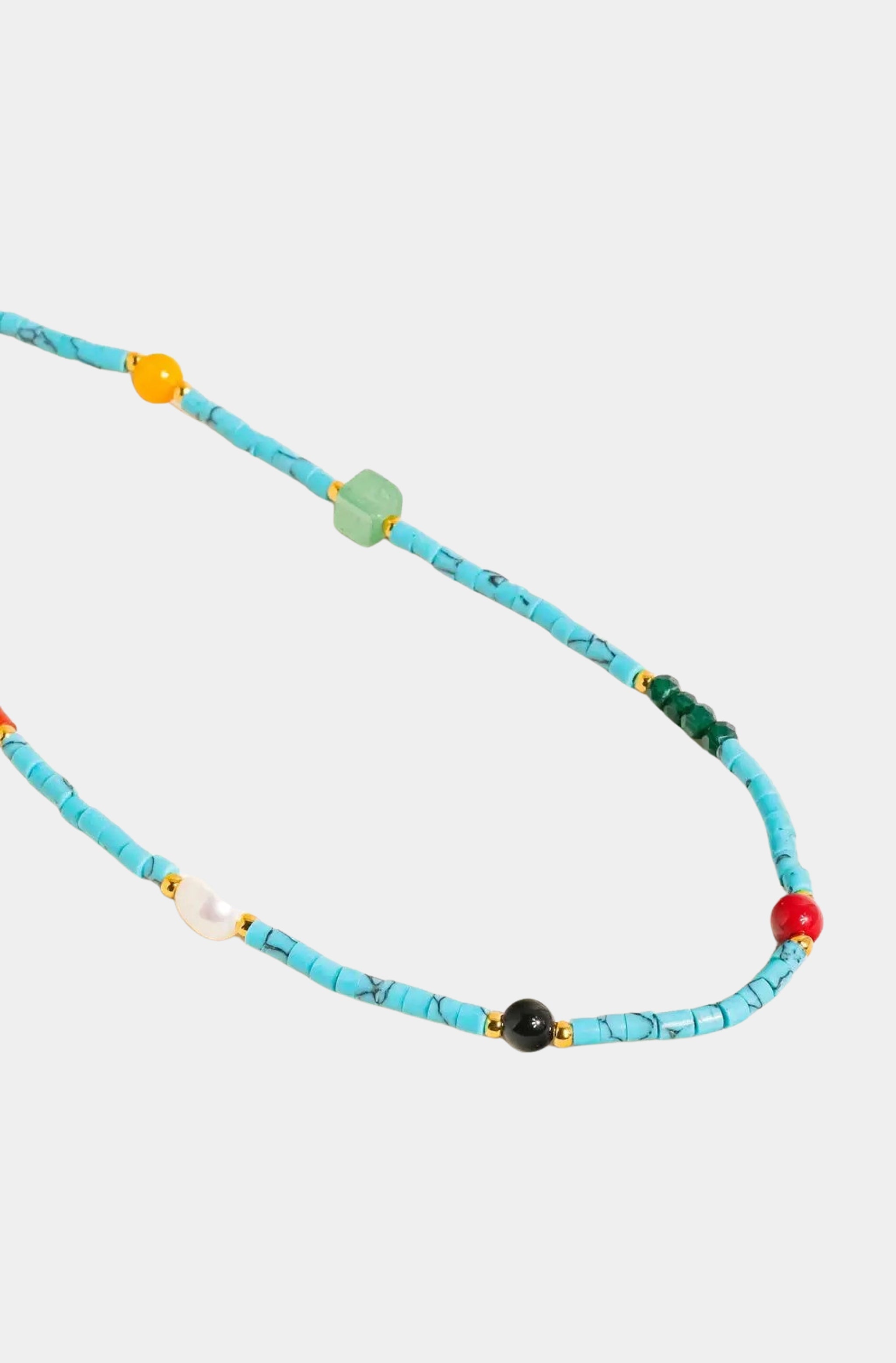 Calise Boho Beaded Necklace