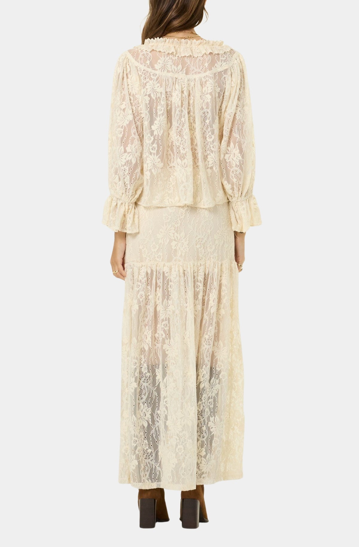 Claudine Lace Top