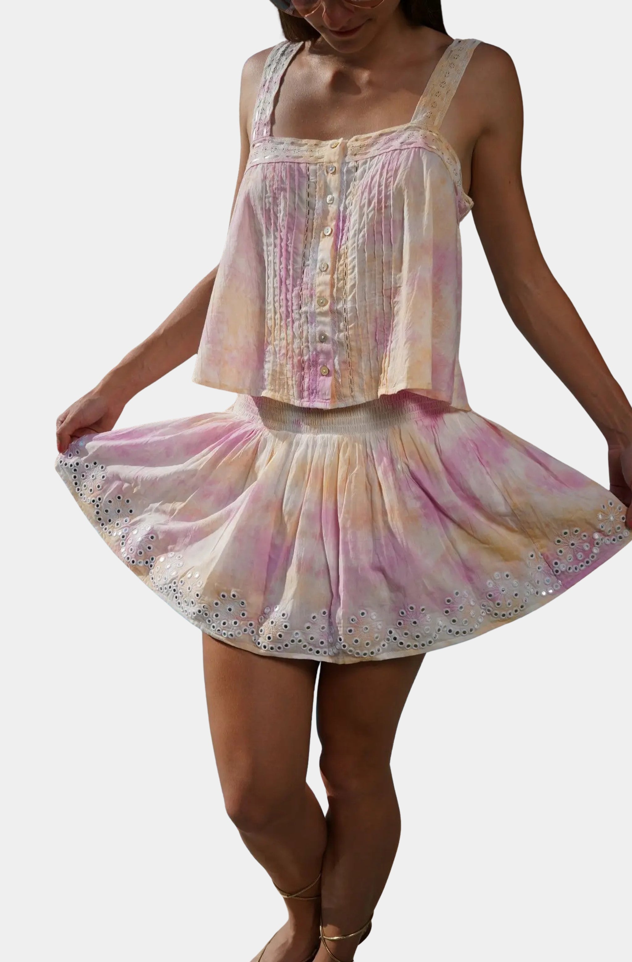 Clementine Tie Dye Top