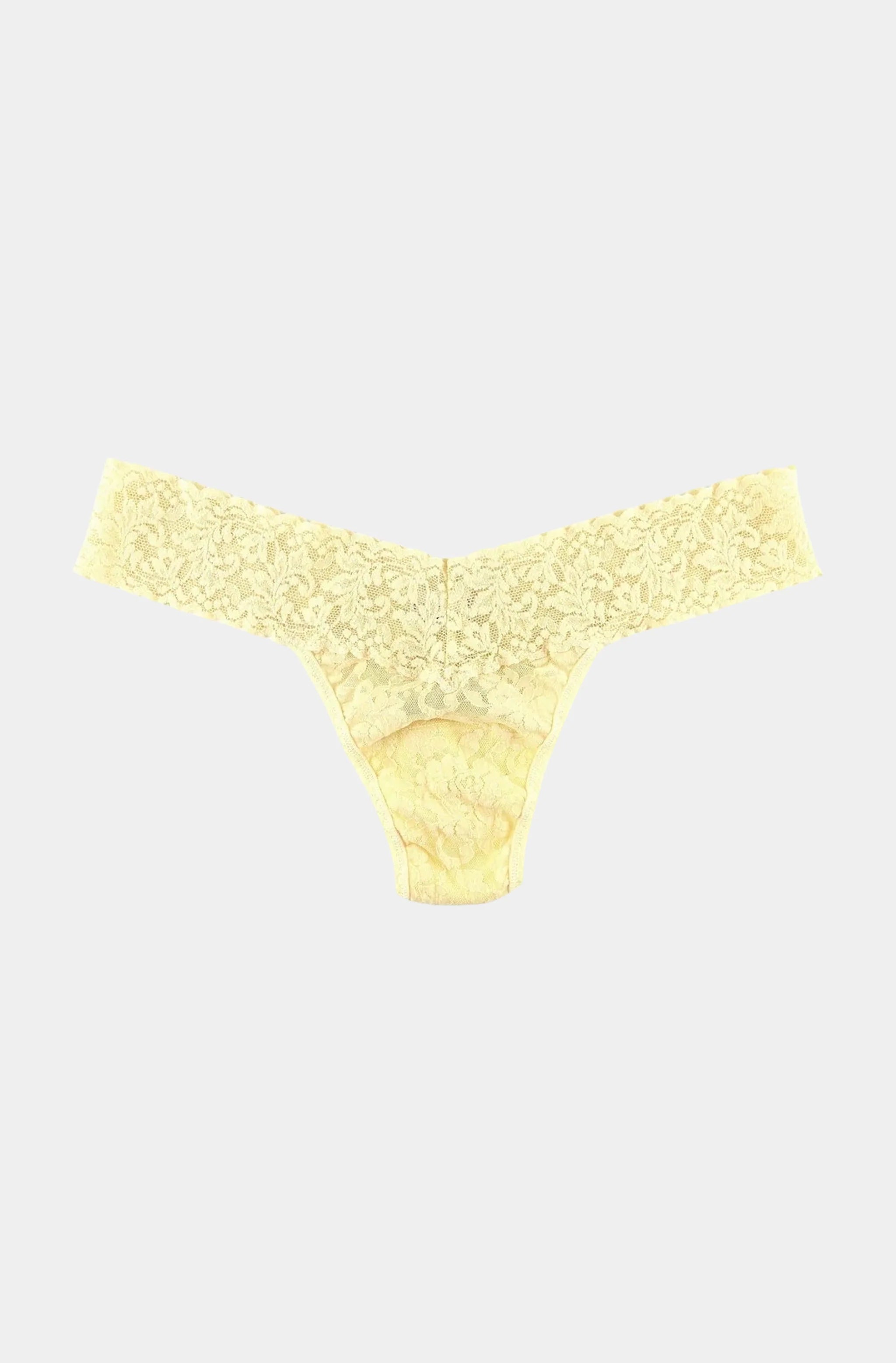Signature Lace Low Rise Thong
