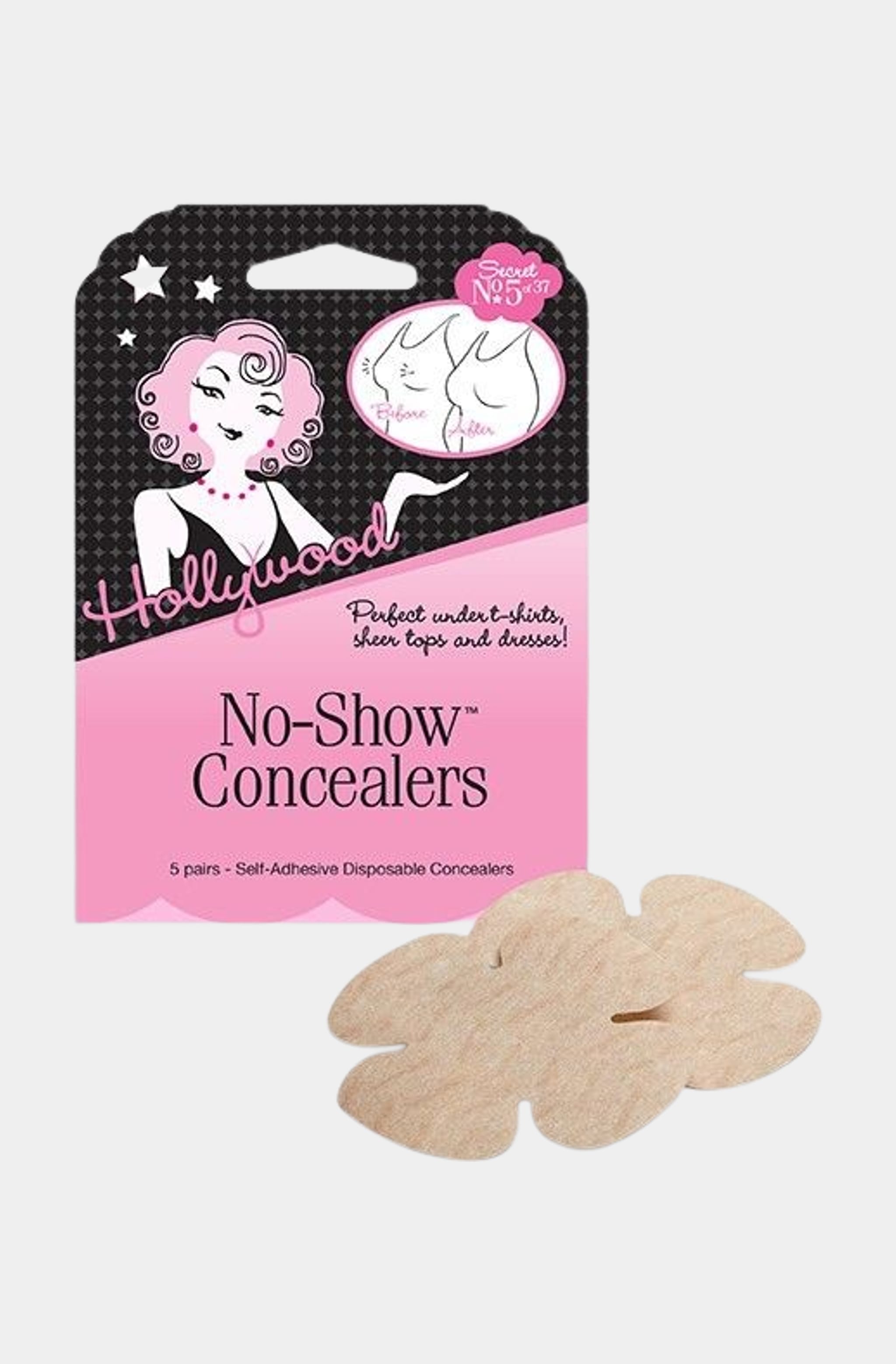 No-Show Concealers 5-Pair