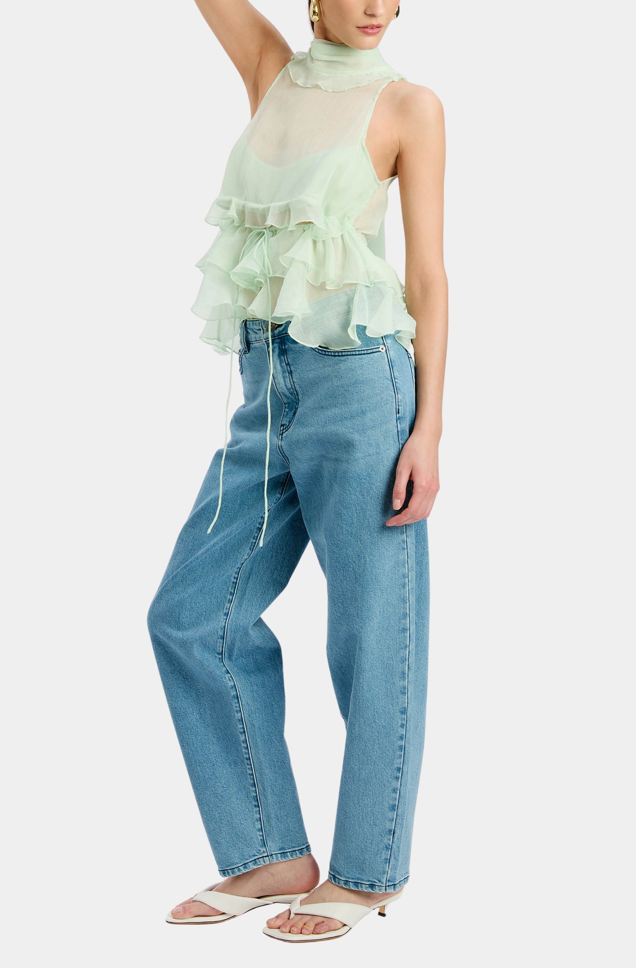 Cynthia Ruffle Blouse