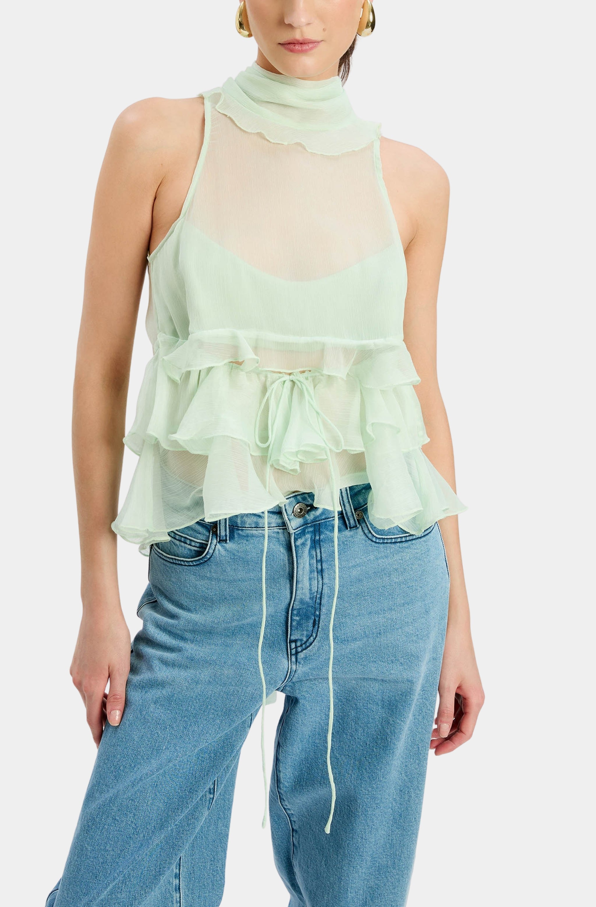 Cynthia Ruffle Blouse