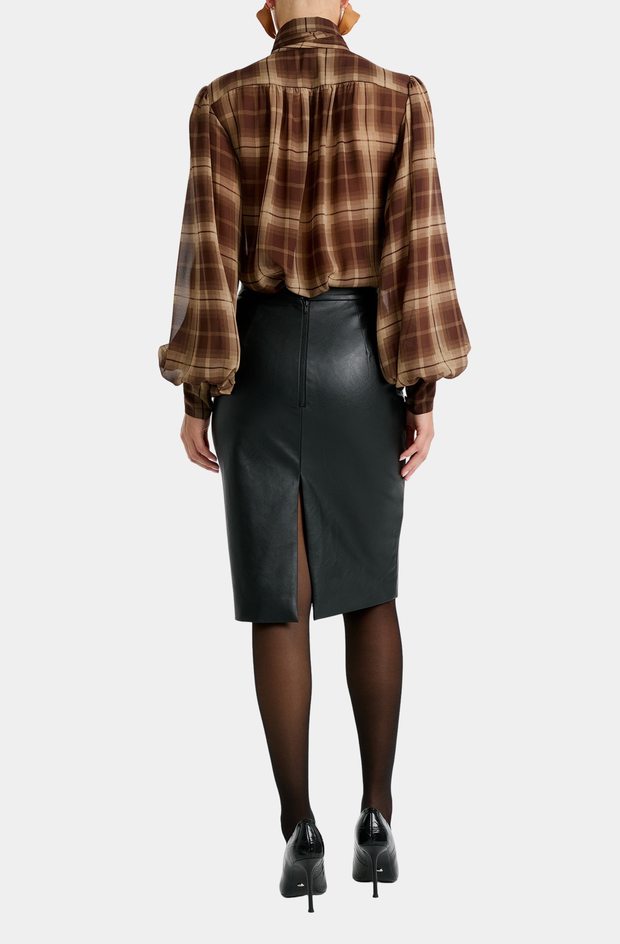 Cecile Neck Tie Shirt