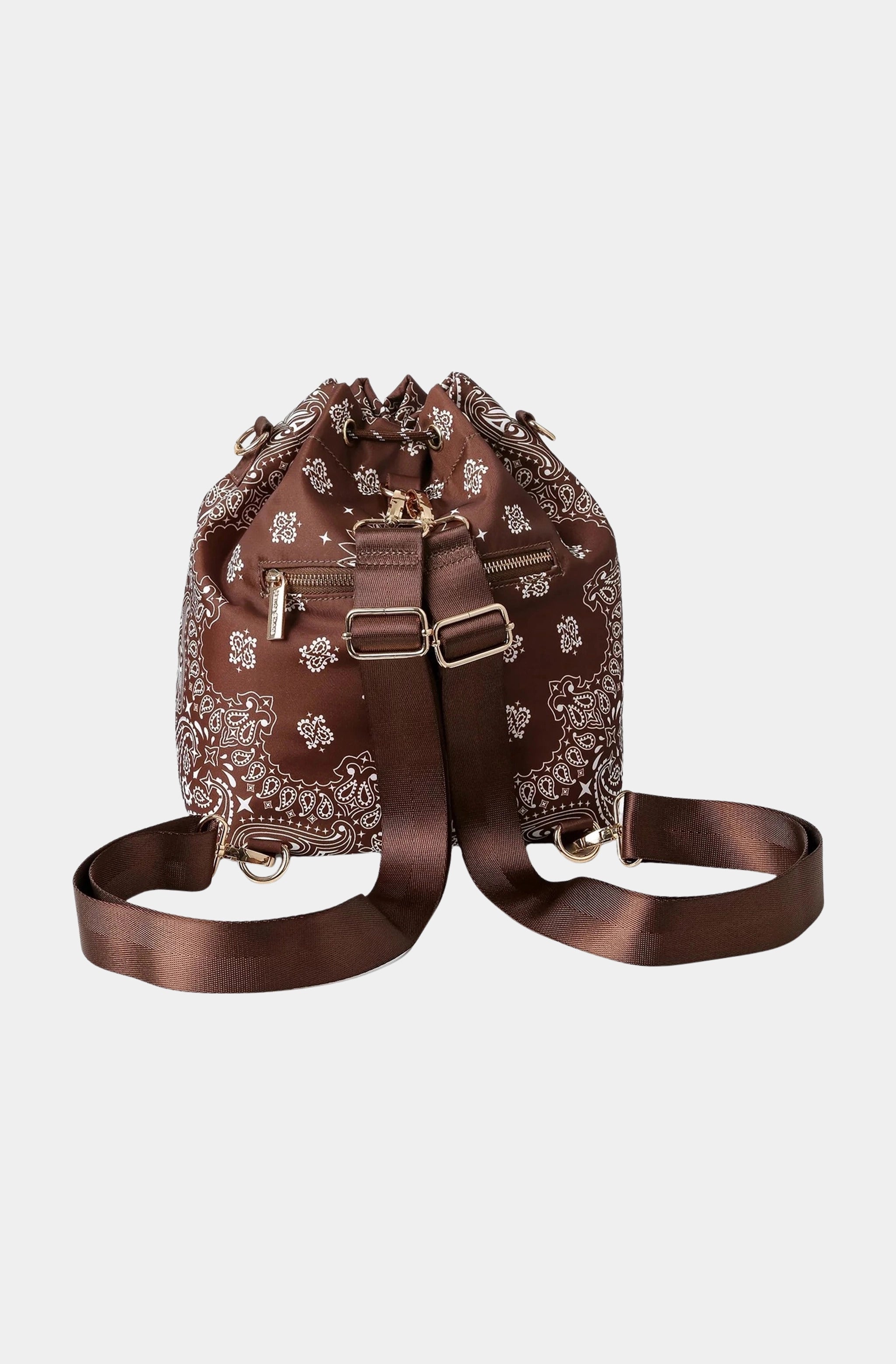 Bandana Print Bucket Bag