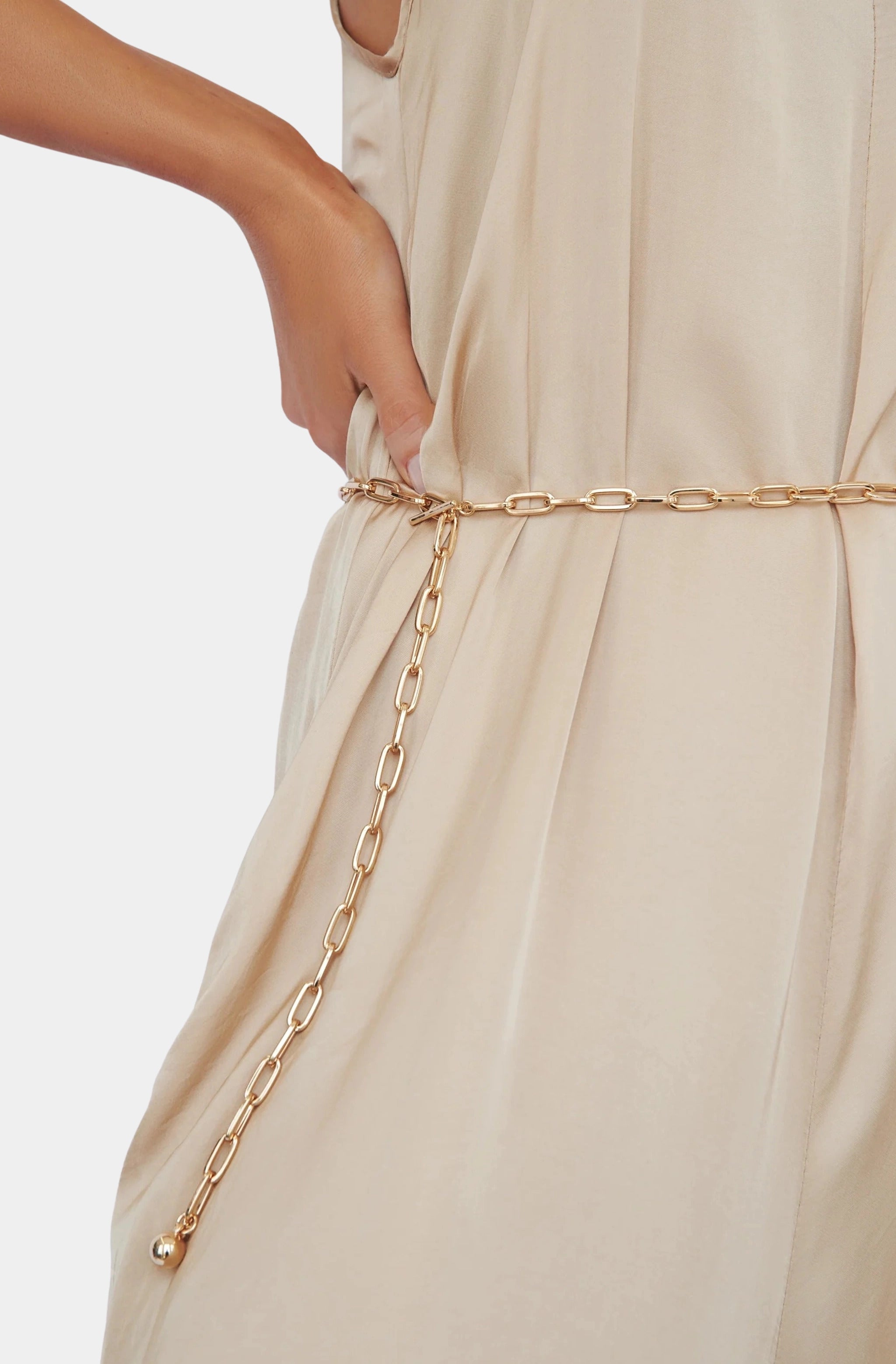 Paperclip Chain Belt