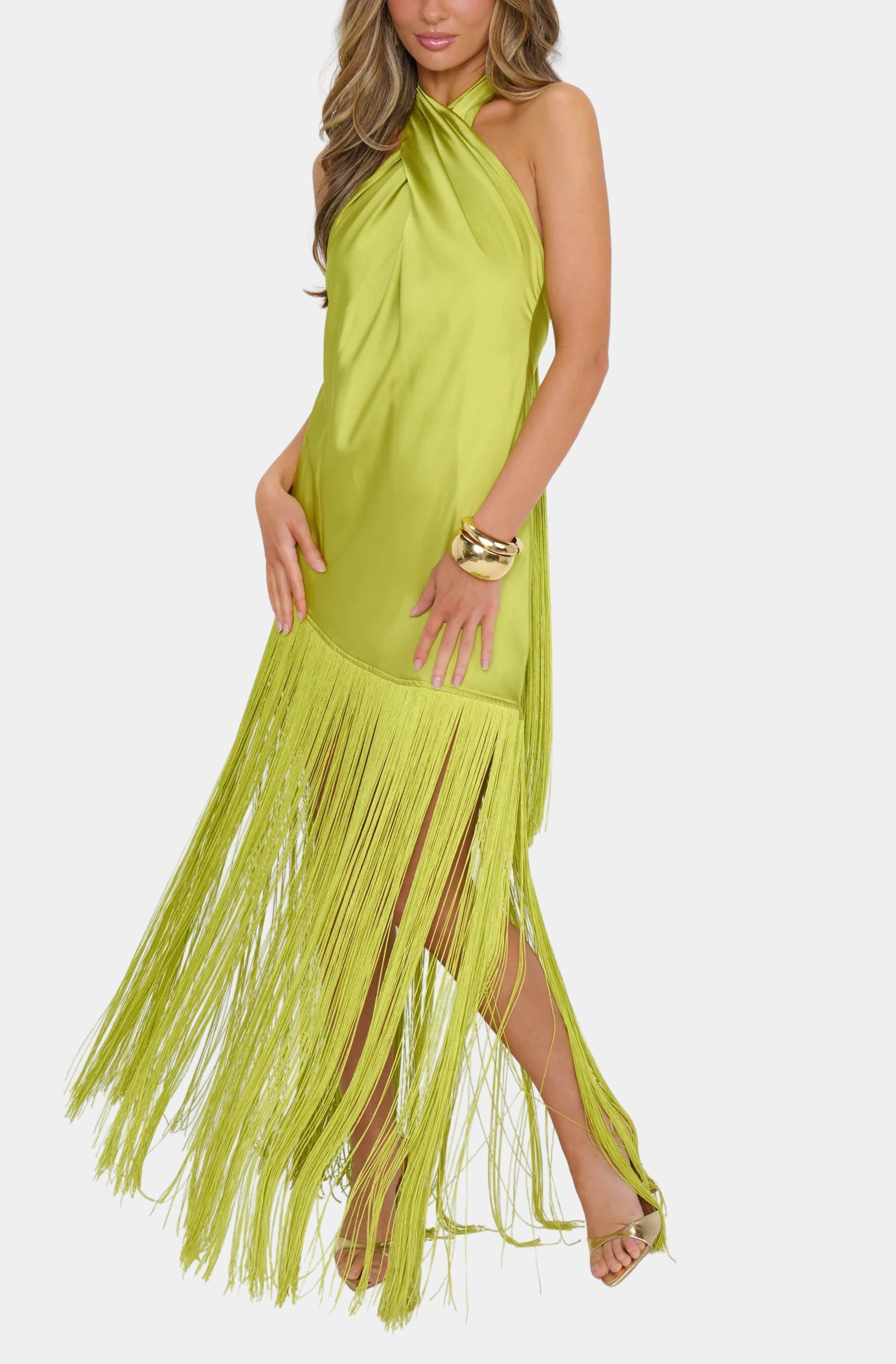 Jasmine Fringe Maxi Dress