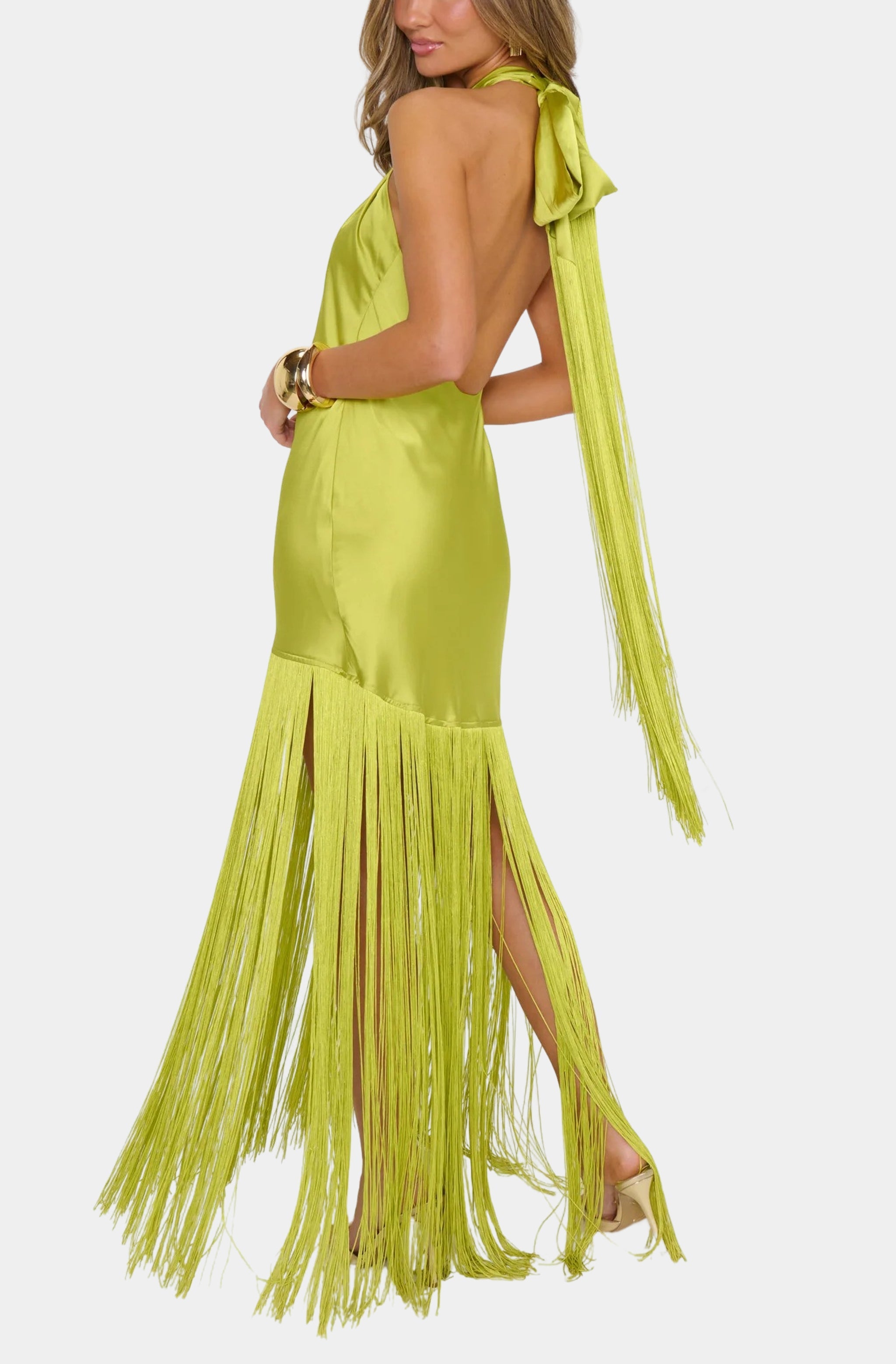 Jasmine Fringe Maxi Dress
