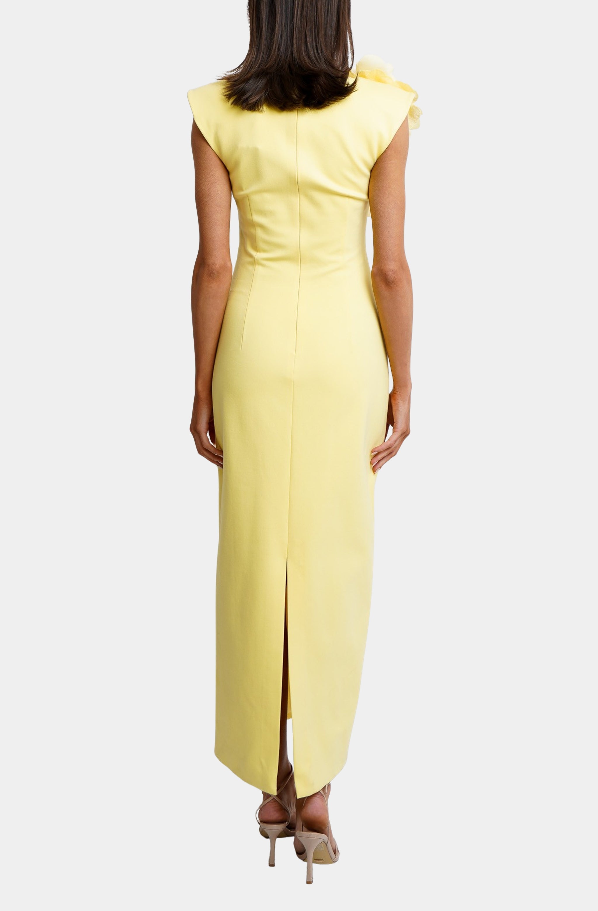 Hemline Exclusive Zahara V Neck Maxi Dress