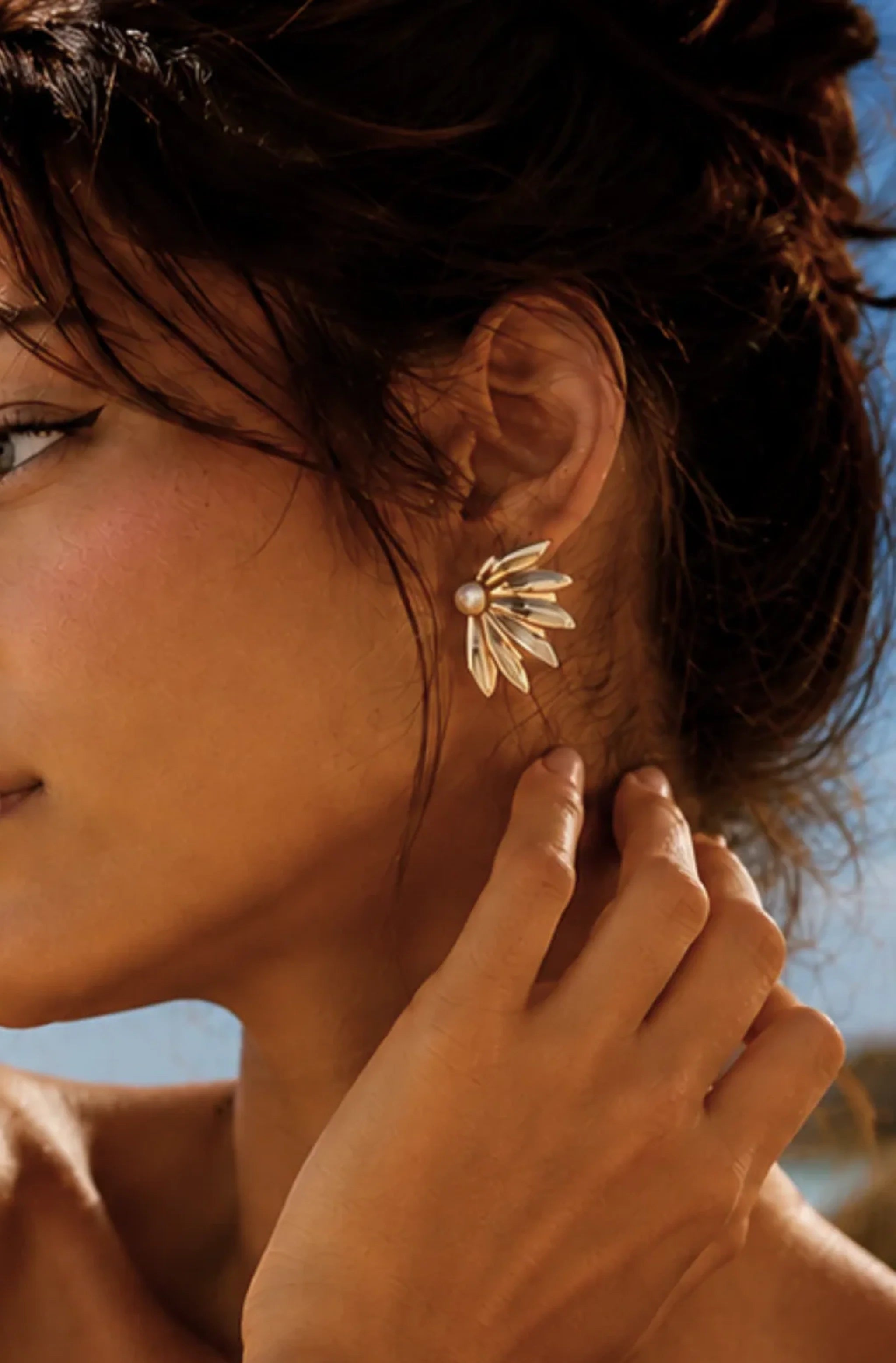 Natalie Pearl Earring
