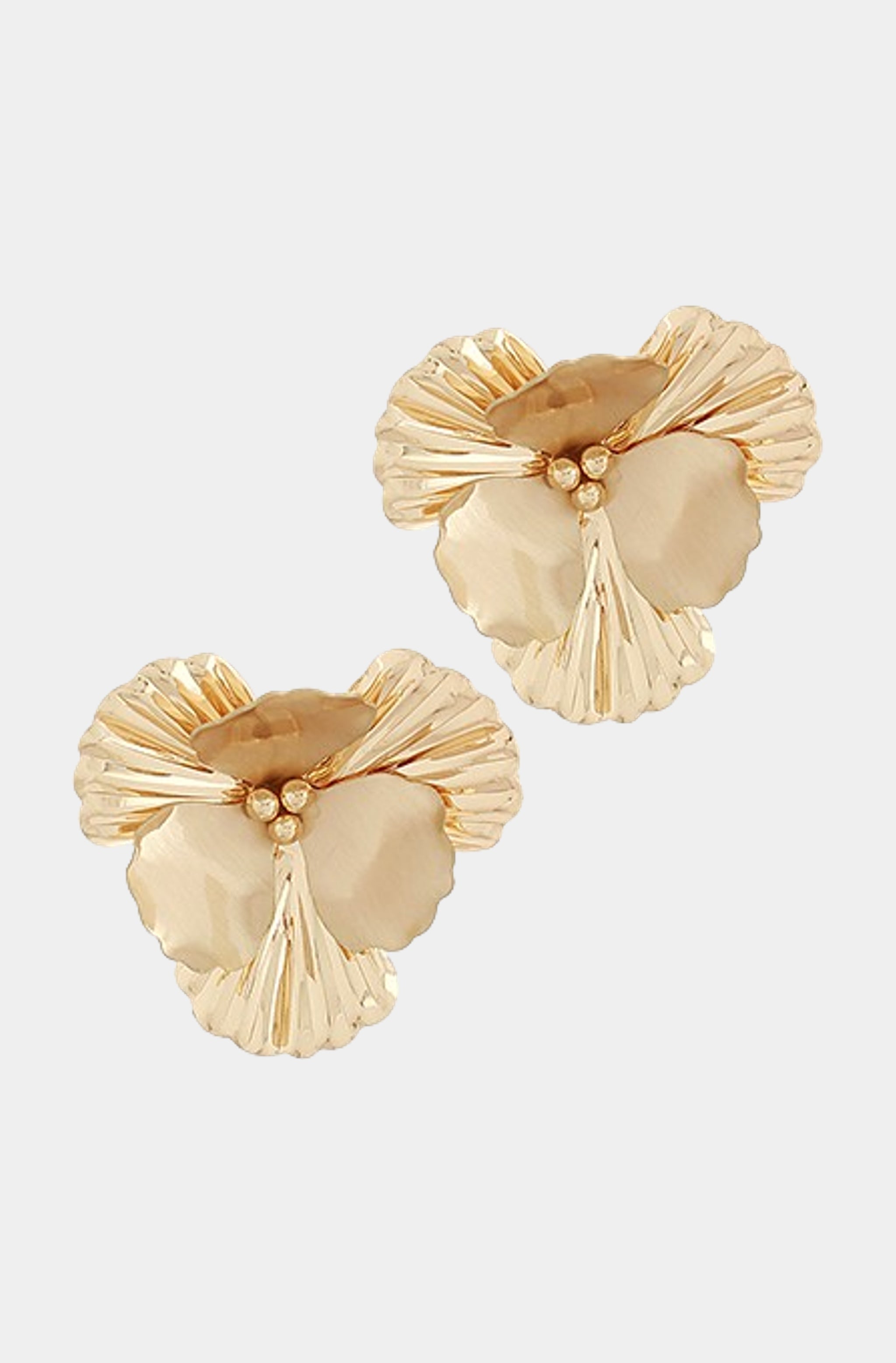 Flower Textured Earrings