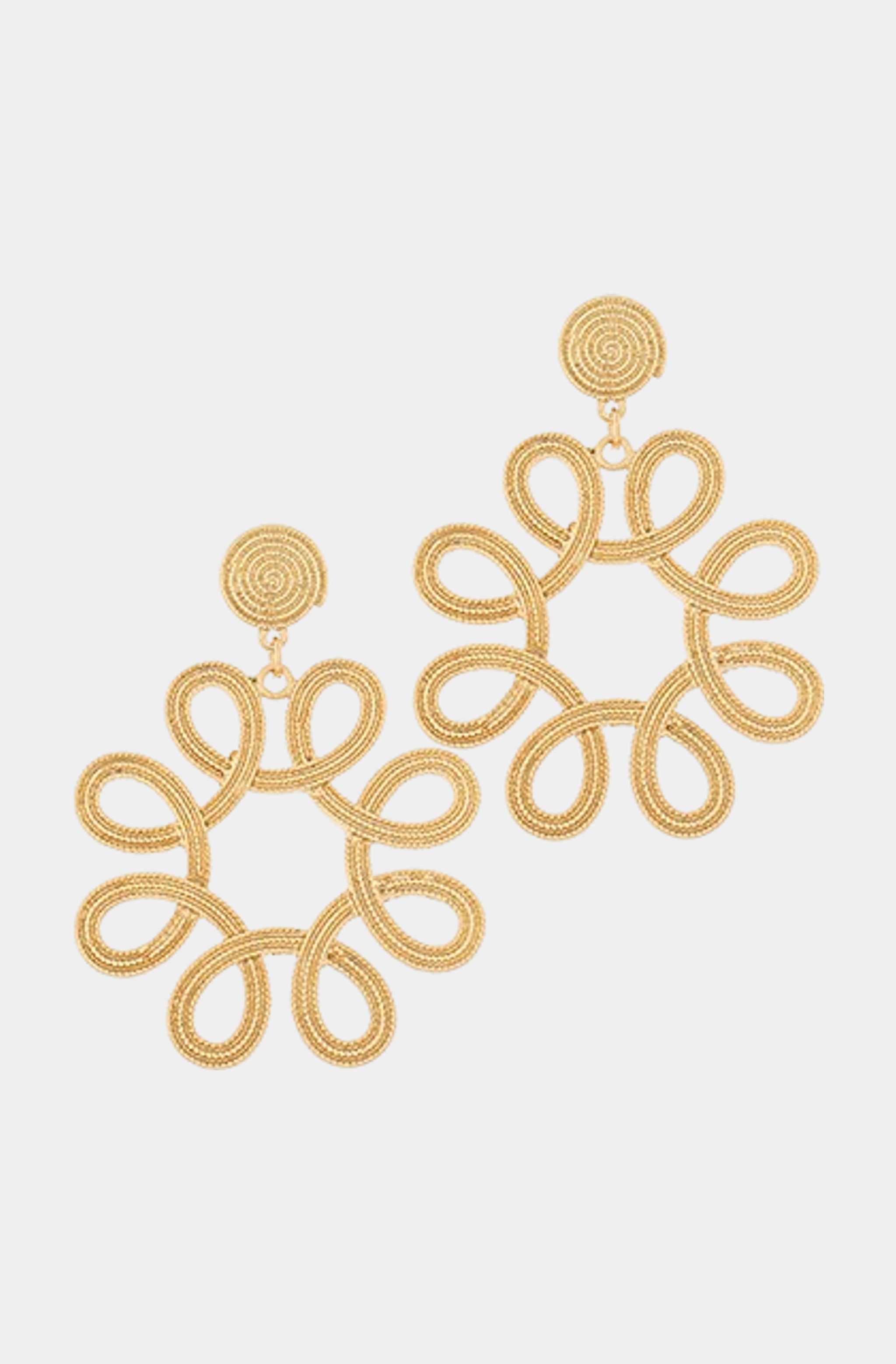 Textured Geometric Earrings