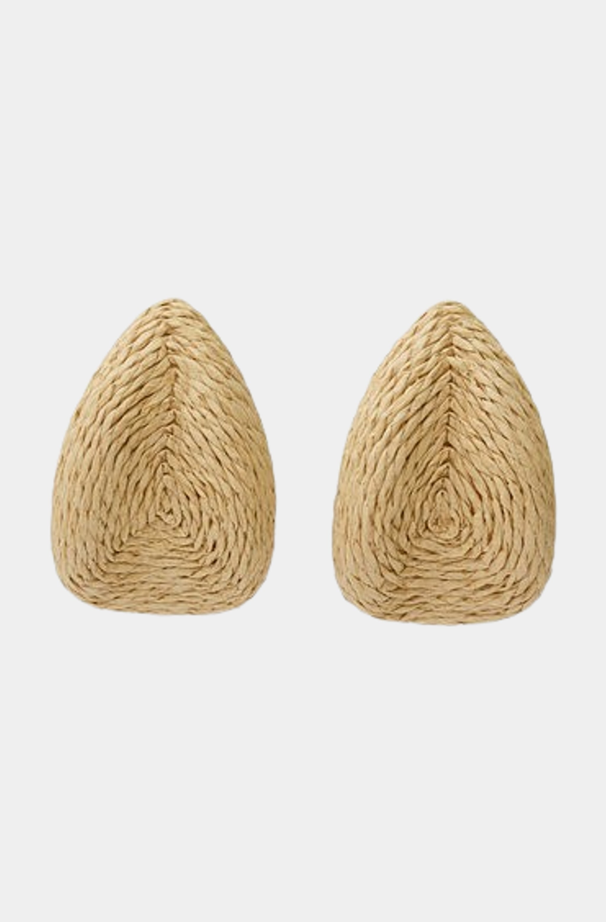 Teardrop Raffia Earrings