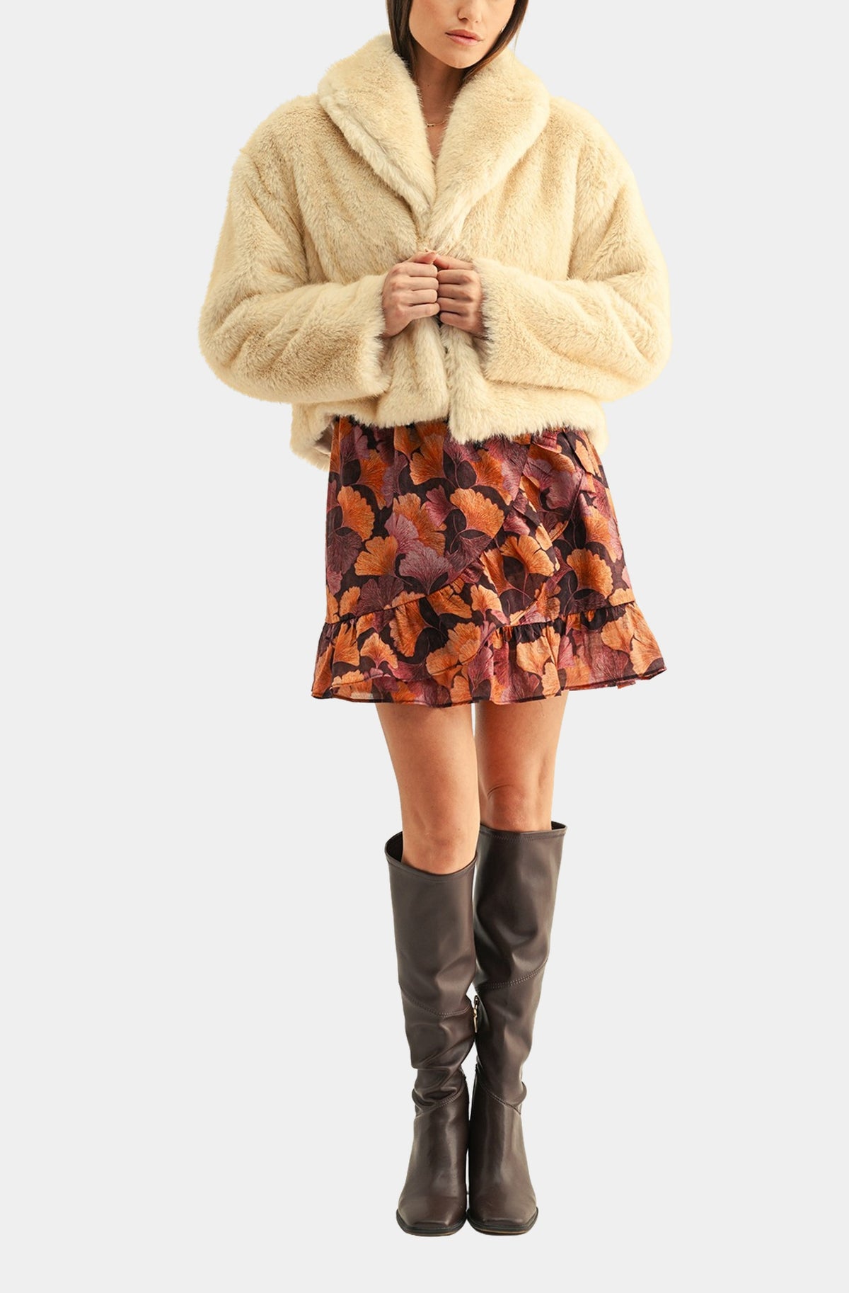 Naomi Vegan Fur Jacket