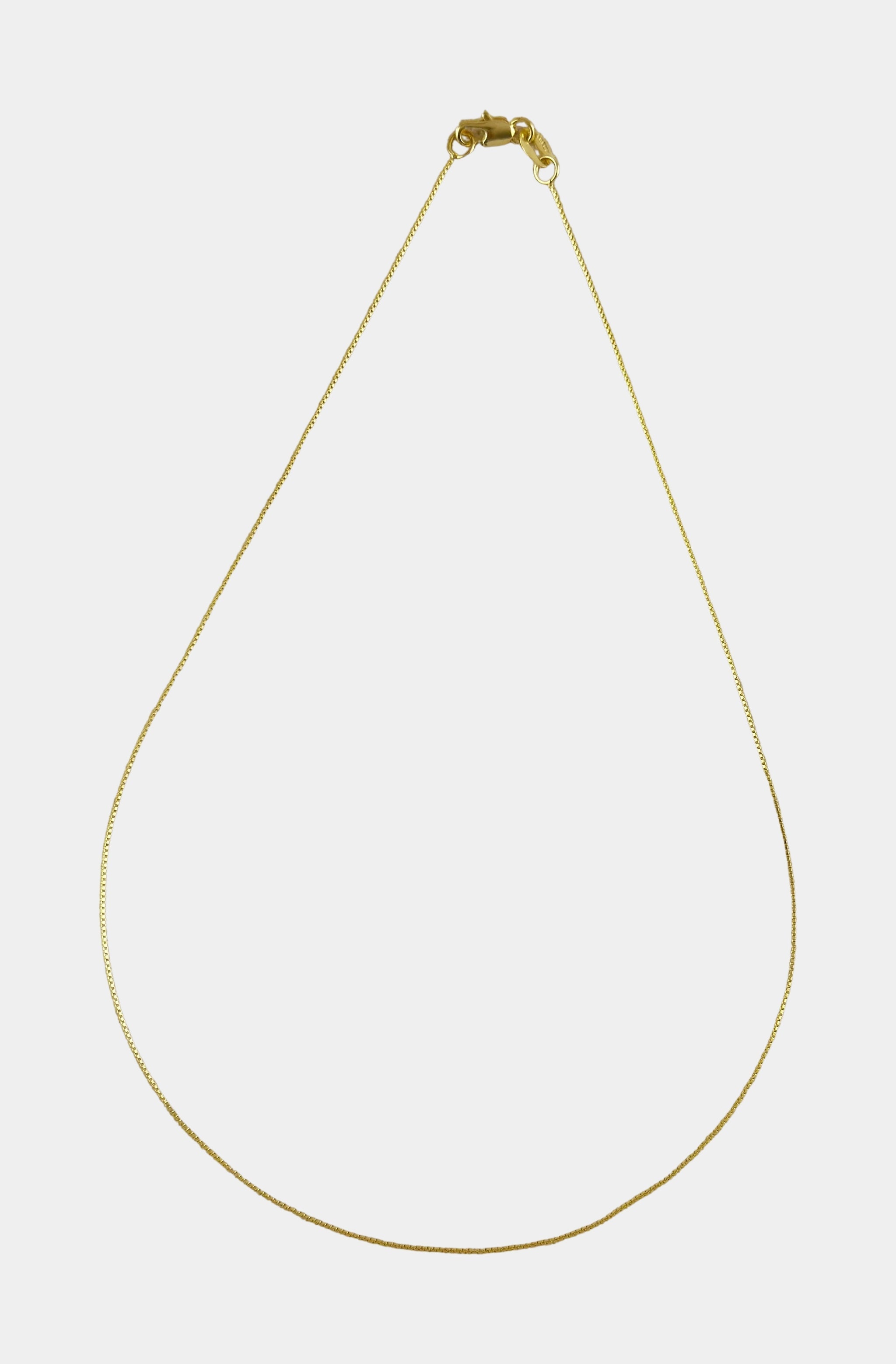Diamond Cut Box Chain Necklace