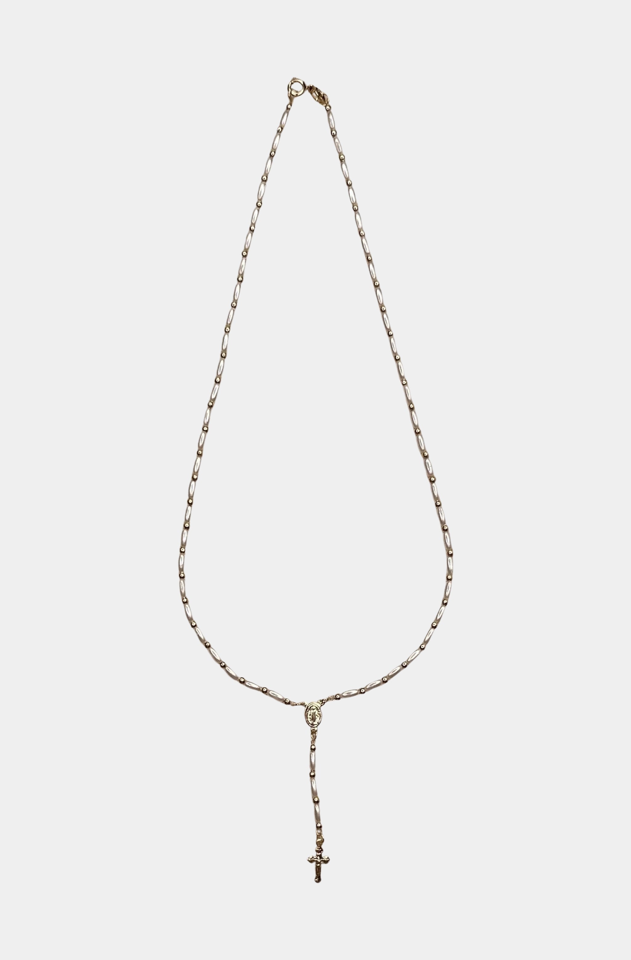 Pearl Rosary Necklace