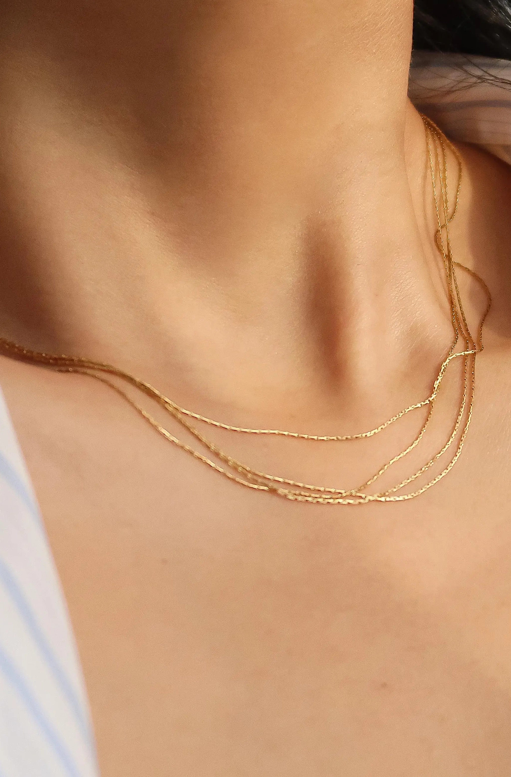 Palisse Layered Dainty Chain Necklace