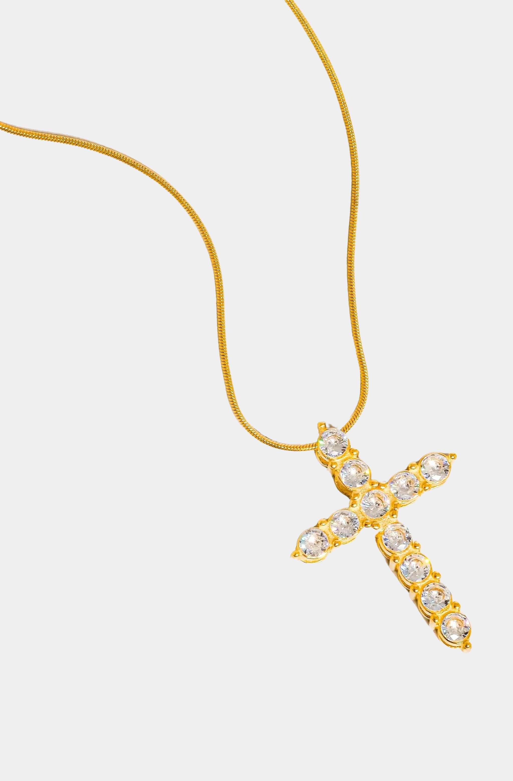 Raeven CZ Cross Necklace