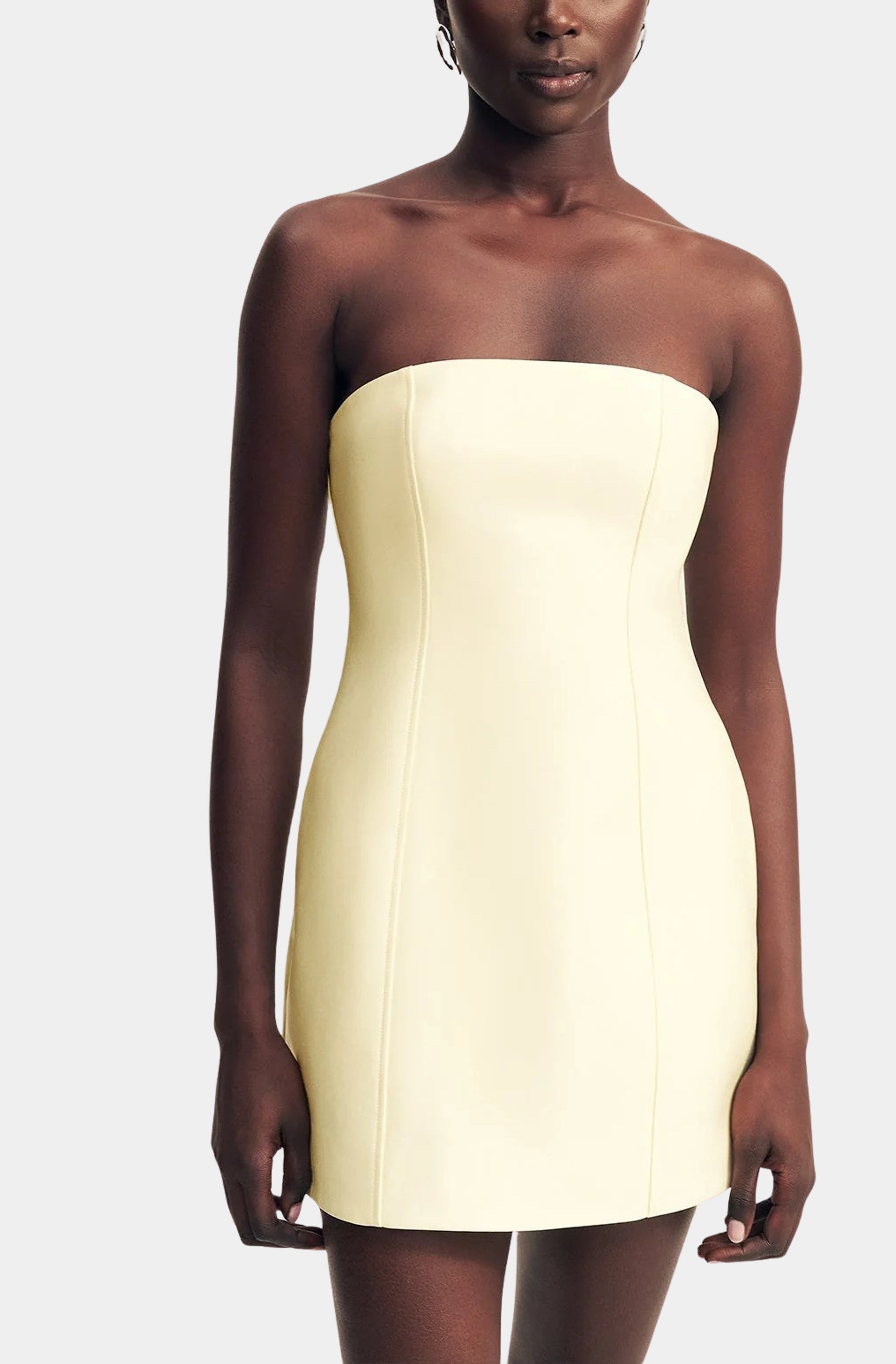 Otis Panelled Strapless Mini Dress
