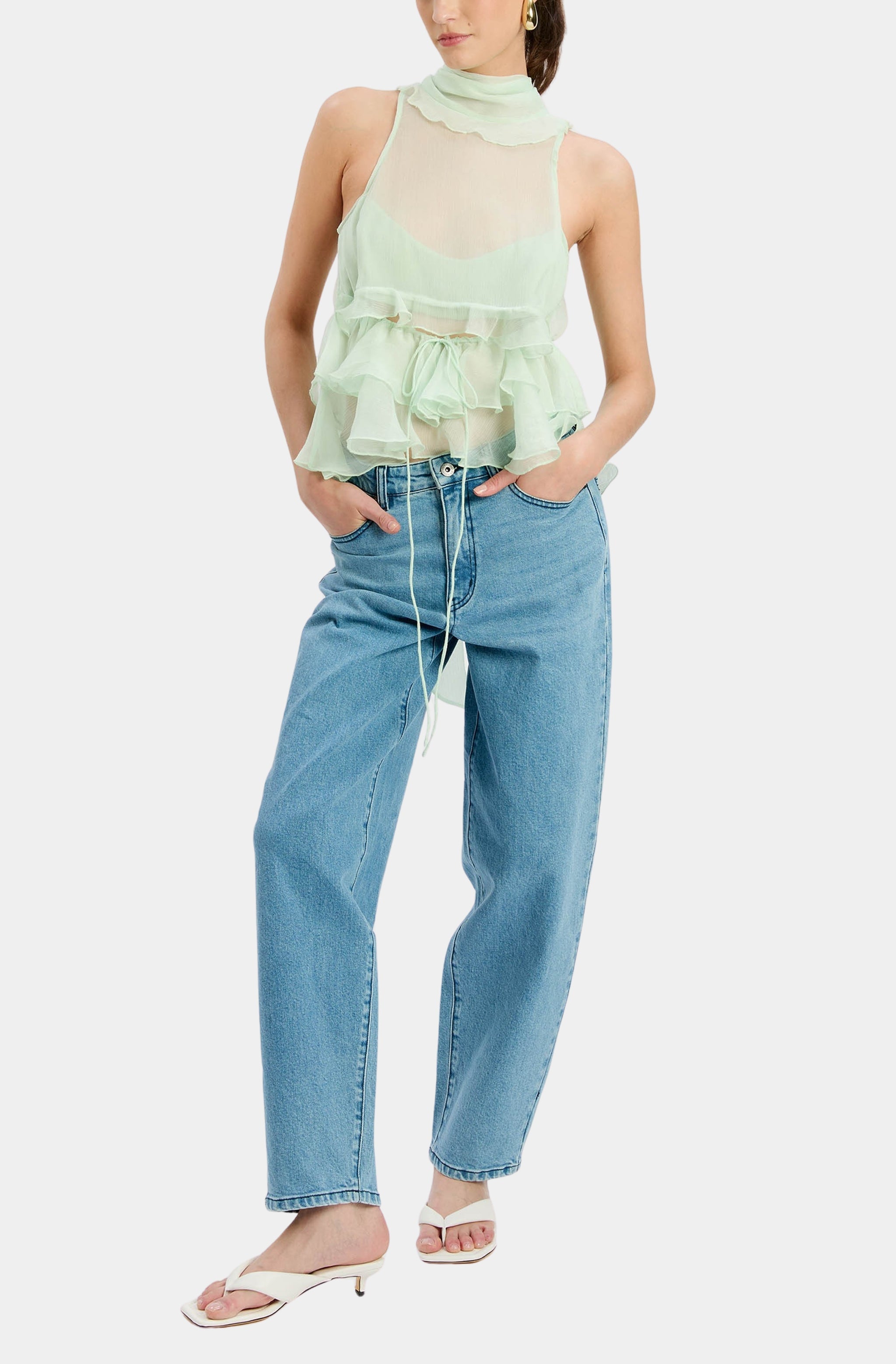 Cynthia Ruffle Blouse