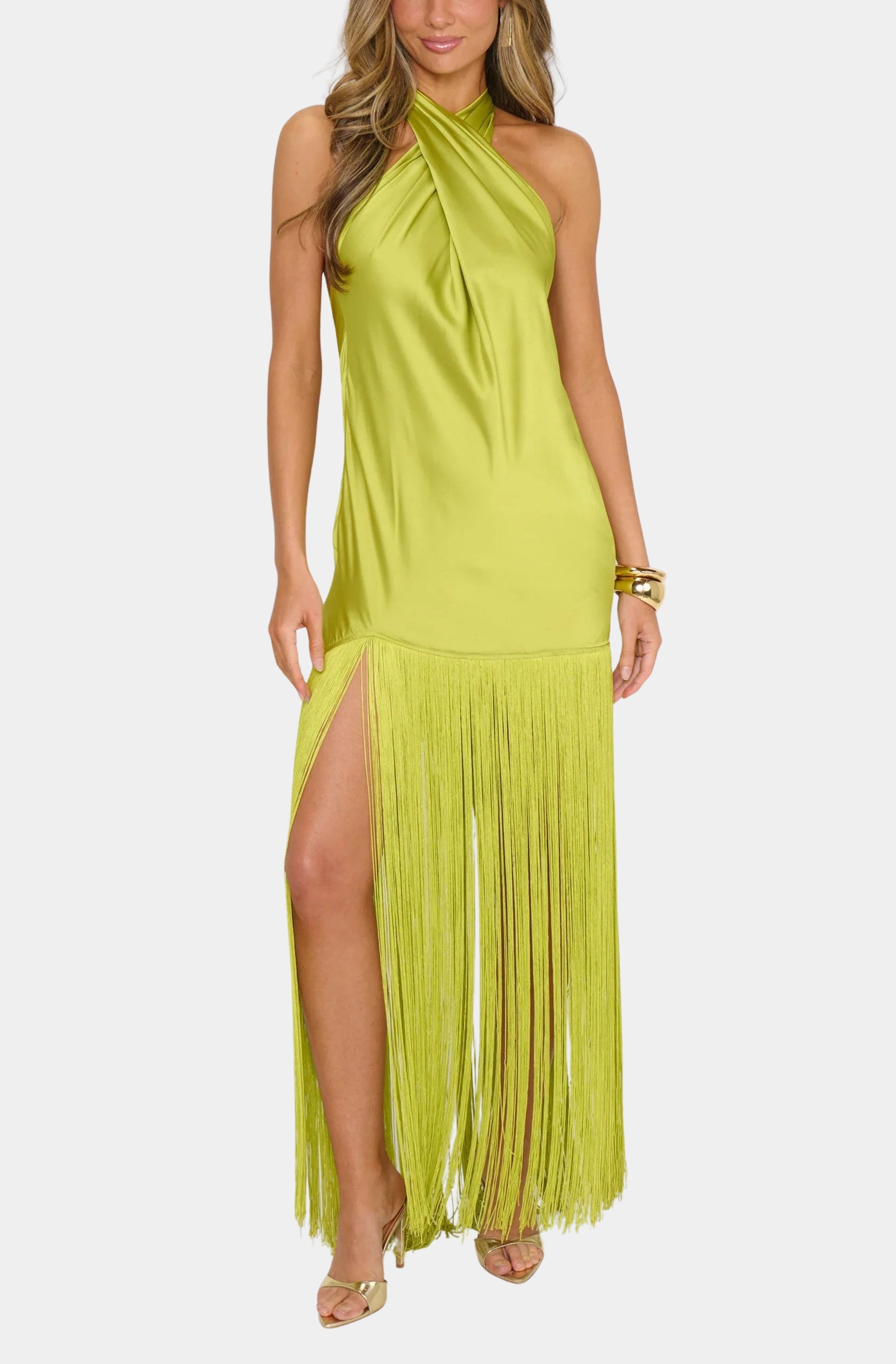Jasmine Fringe Maxi Dress