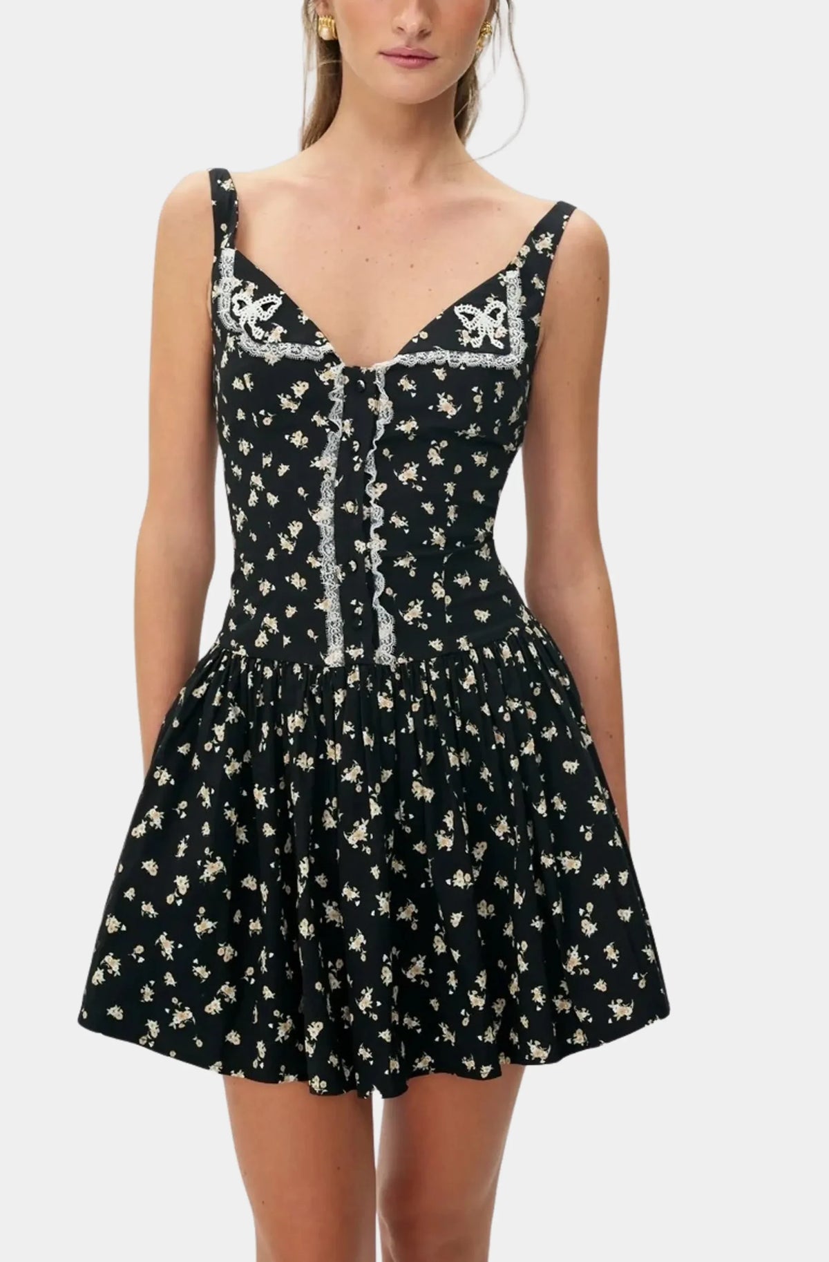 Western Wildflower Mini Dress