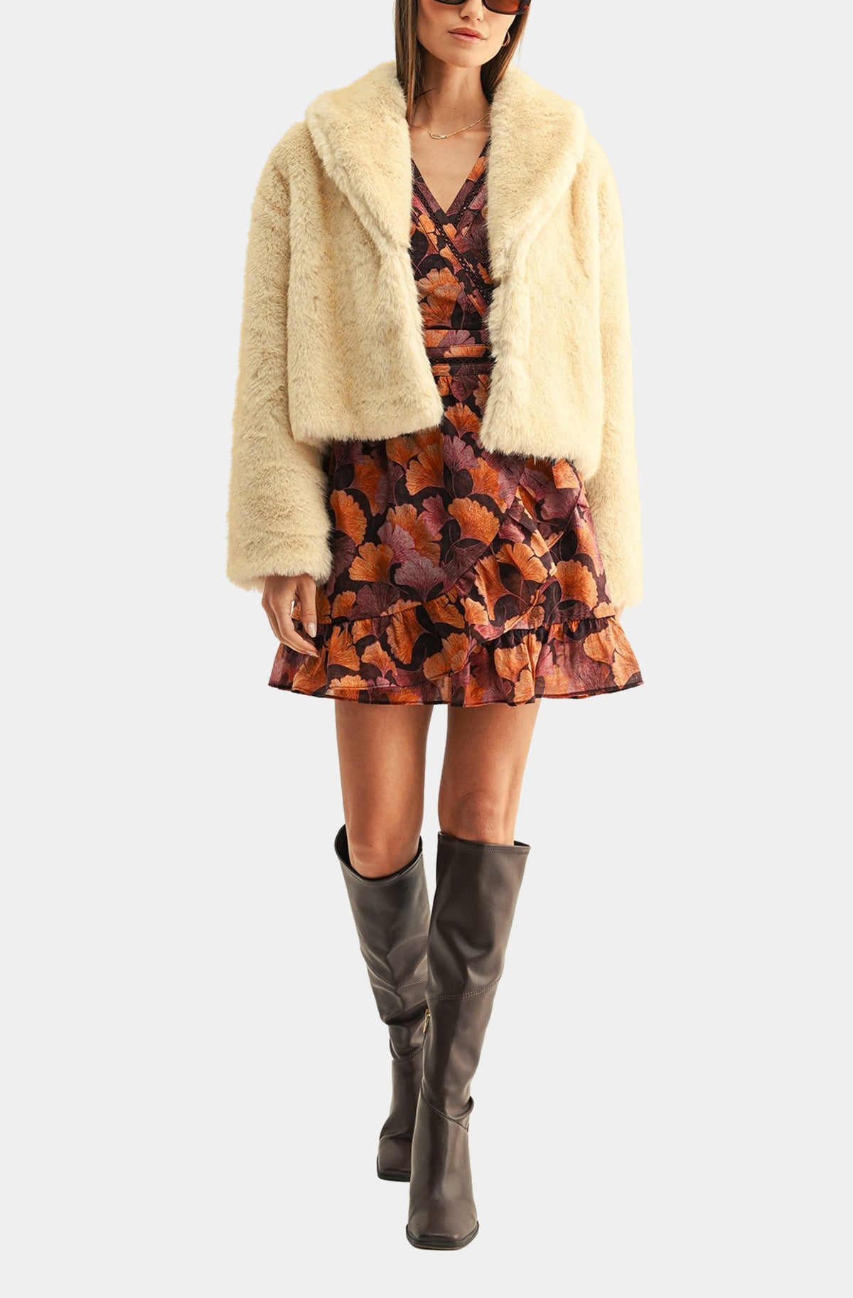 Naomi Vegan Fur Jacket
