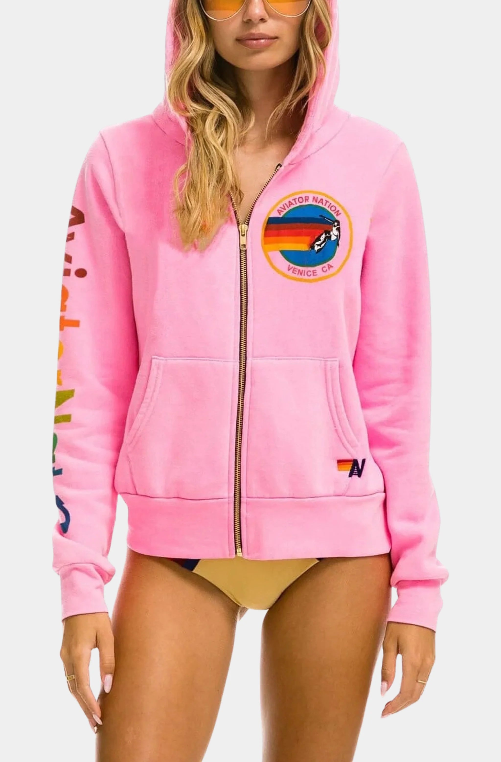 Aviator Nation Zip Hoodie
