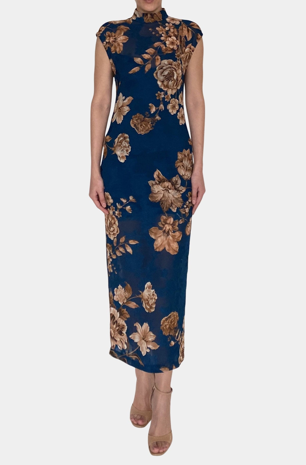 Midi Dress With Slip