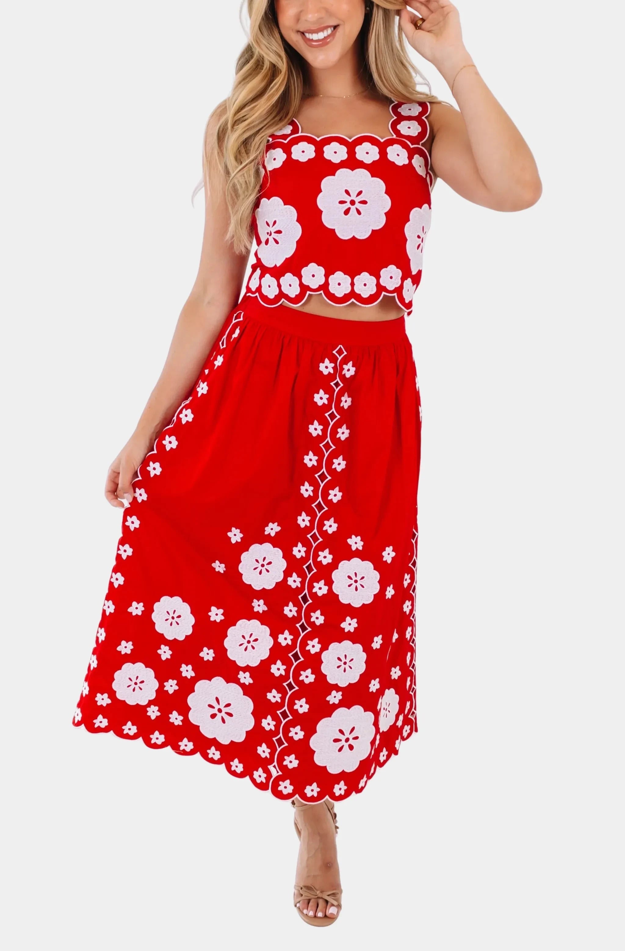 Ember Midi Skirt Set