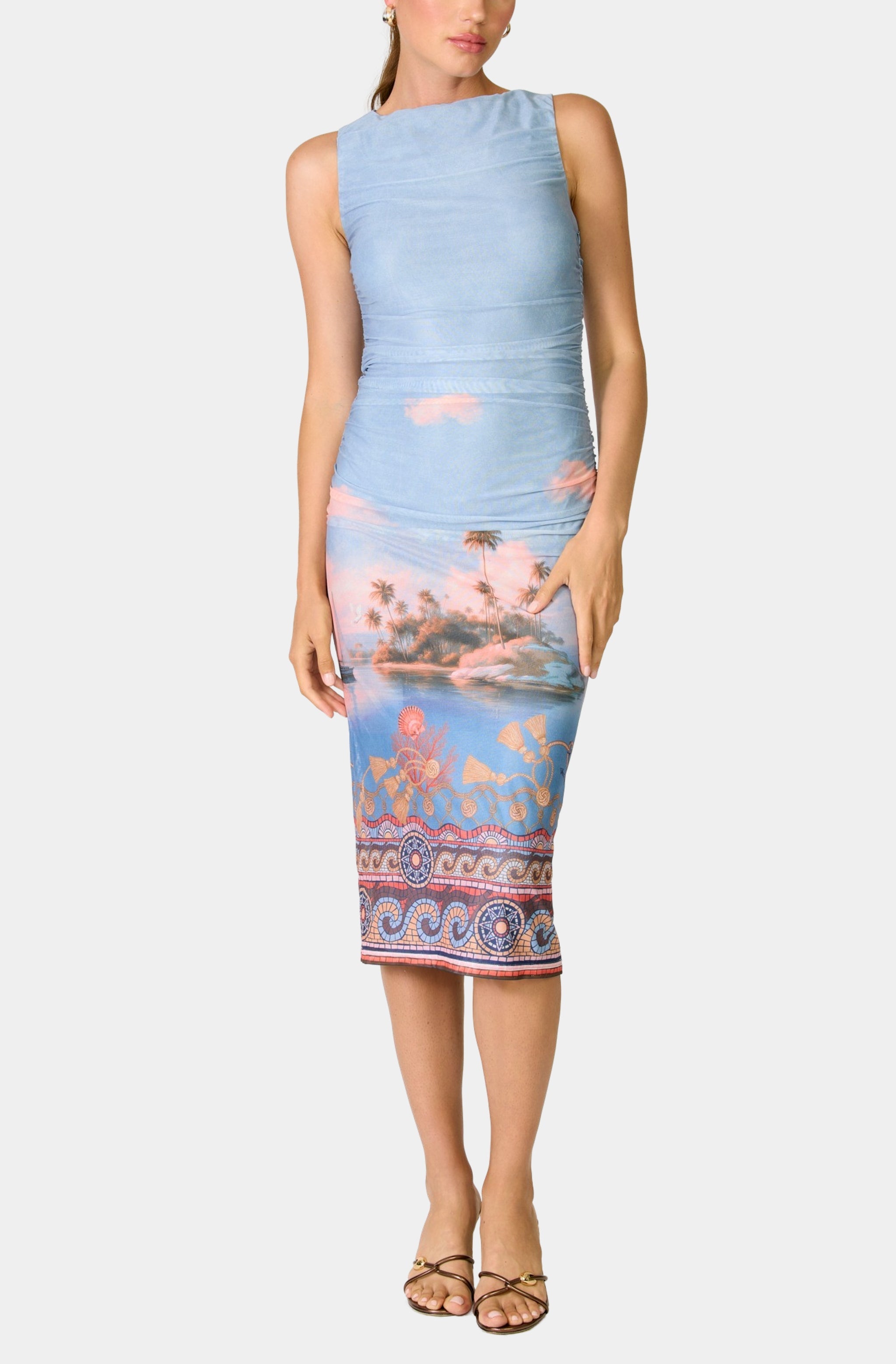 Pernille Mesh Midi Dress