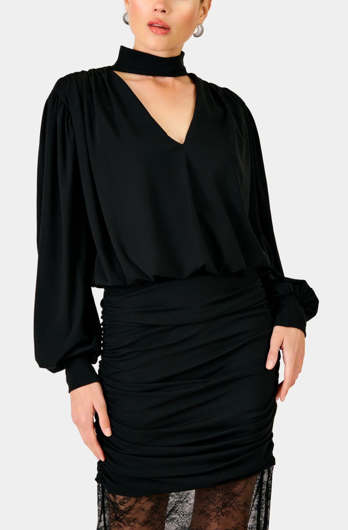 Arabella Mock Neck Top