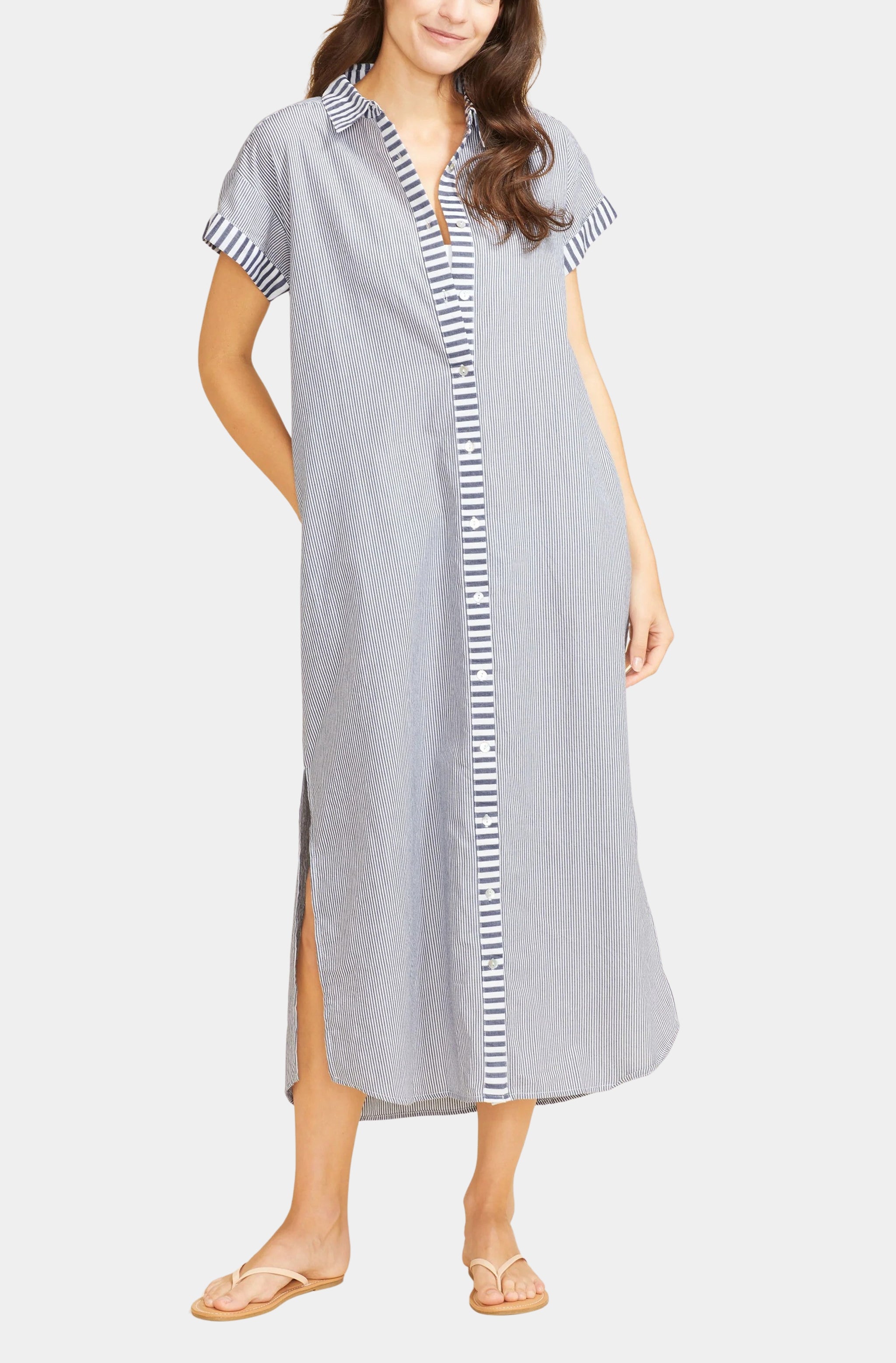 Riga Short Sleeve Midi Dress