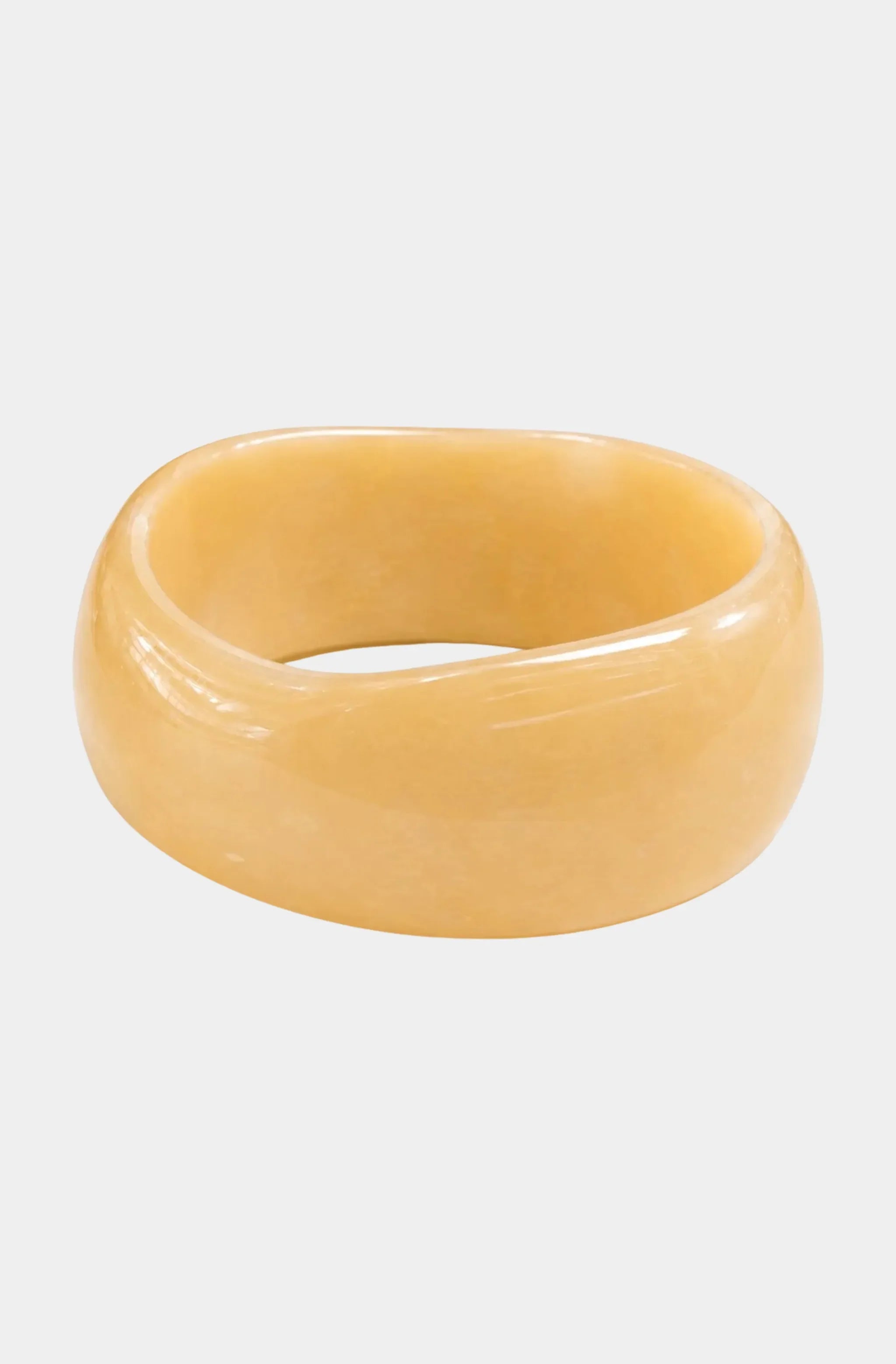 Jessie Beige Acrylic Bangle