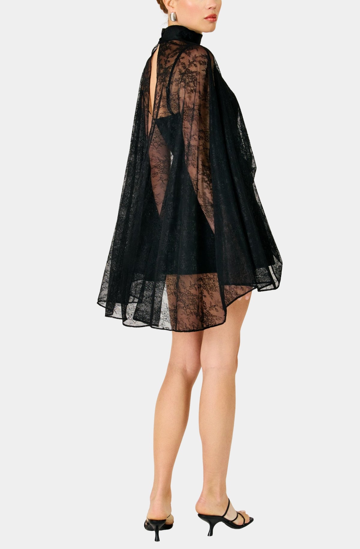 Evangeline Cape Mini Dress