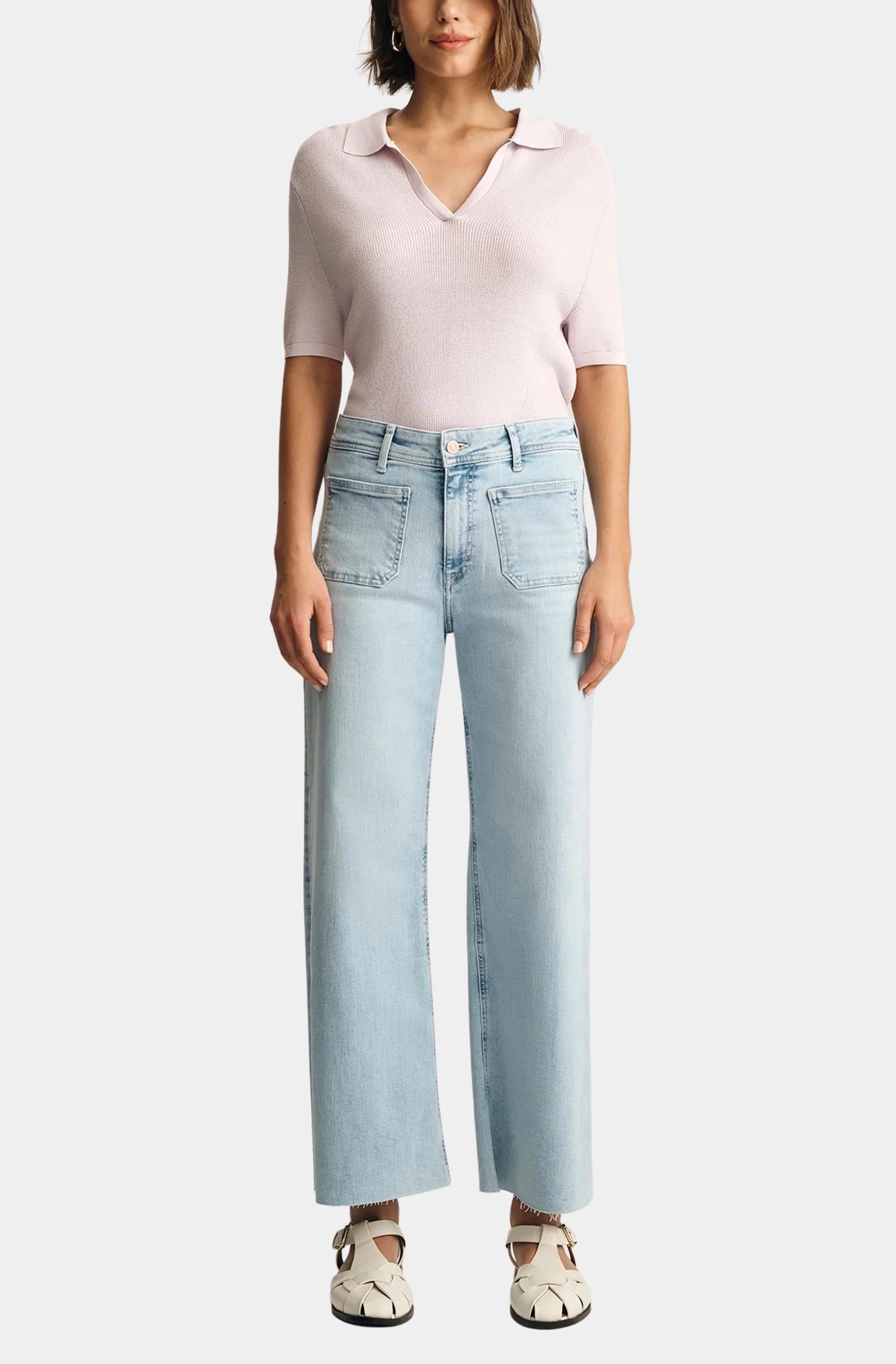 Paloma Marine Wide Leg Jeans
