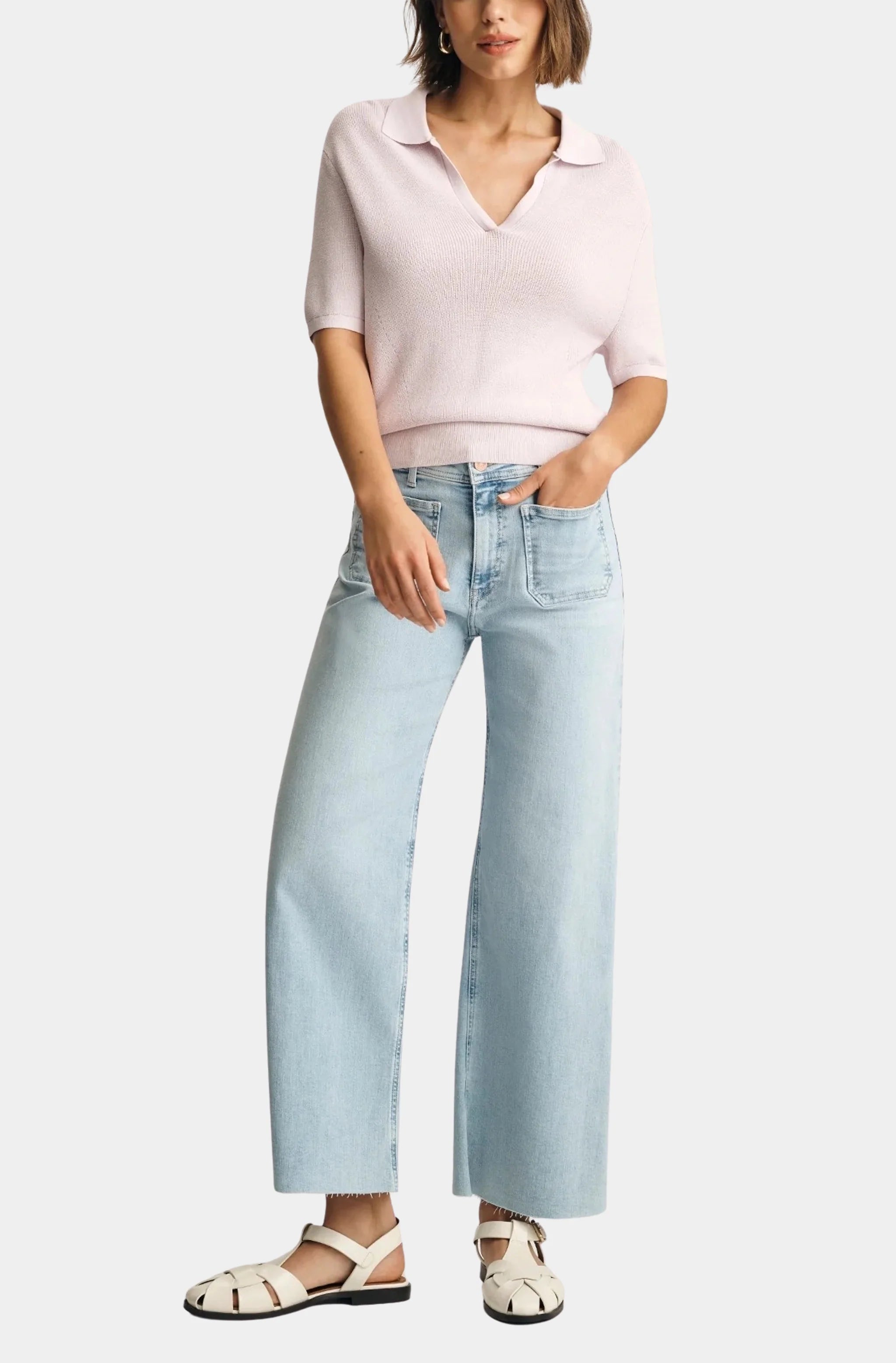 Paloma Marine Wide Leg Jeans
