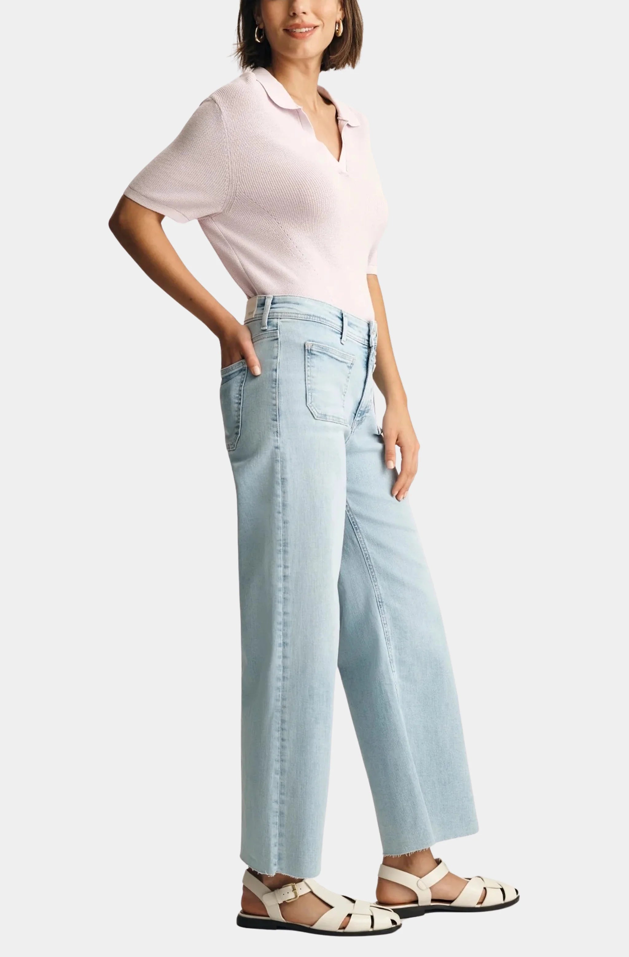 Paloma Marine Wide Leg Jeans