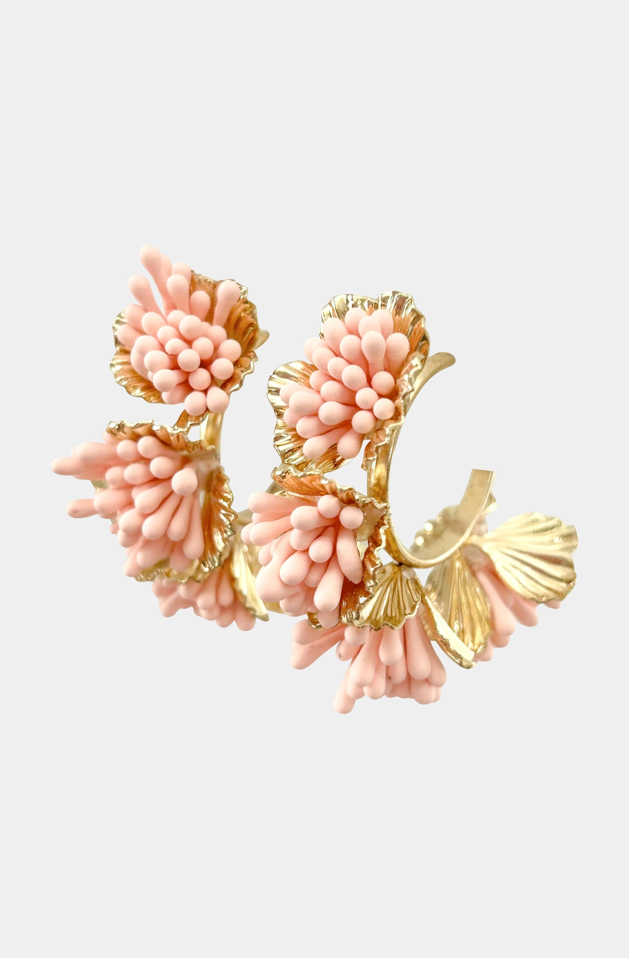 Maxine Floral Hoop Earring