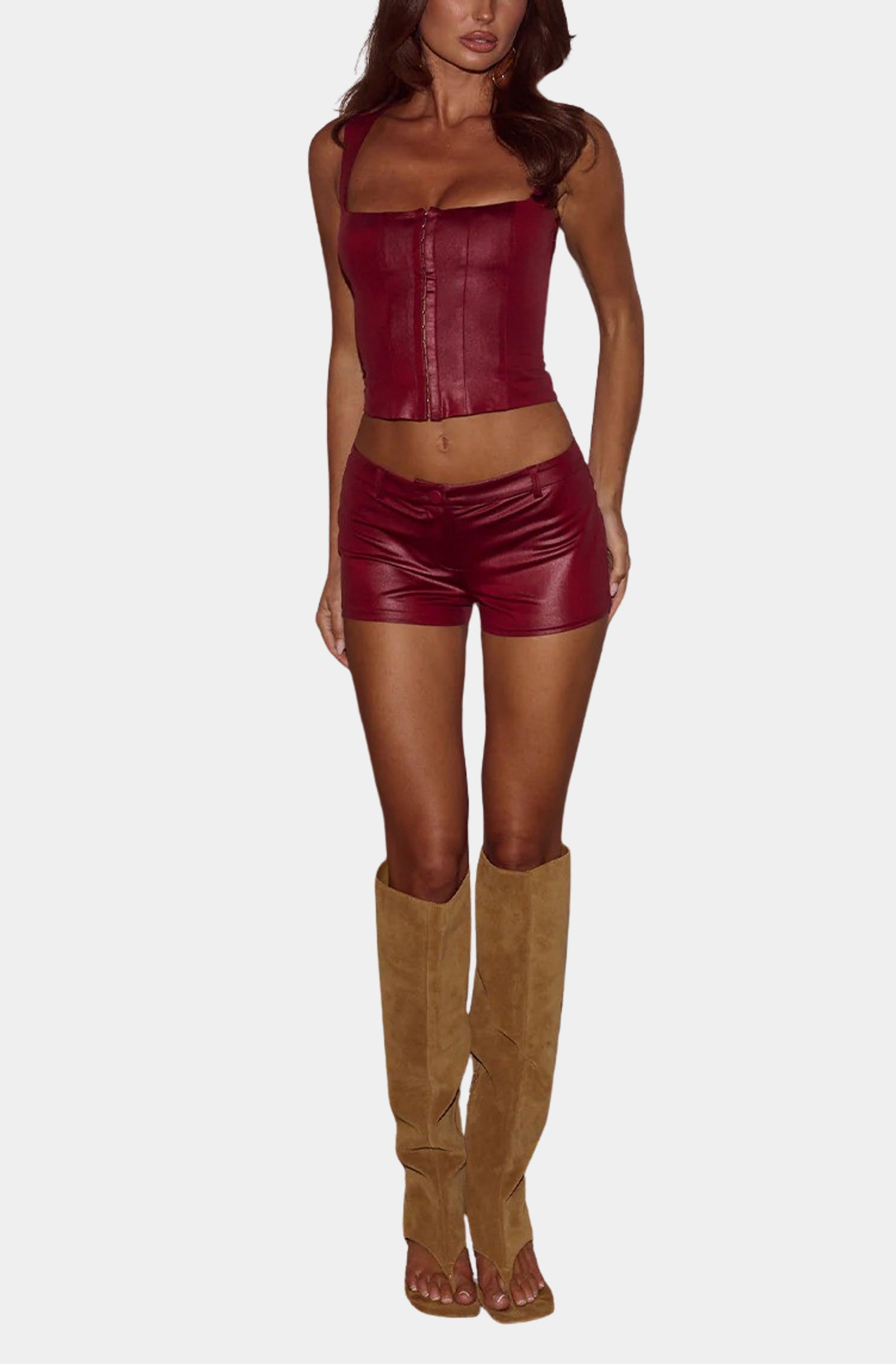Omari Mid Rise Tailored Shorts