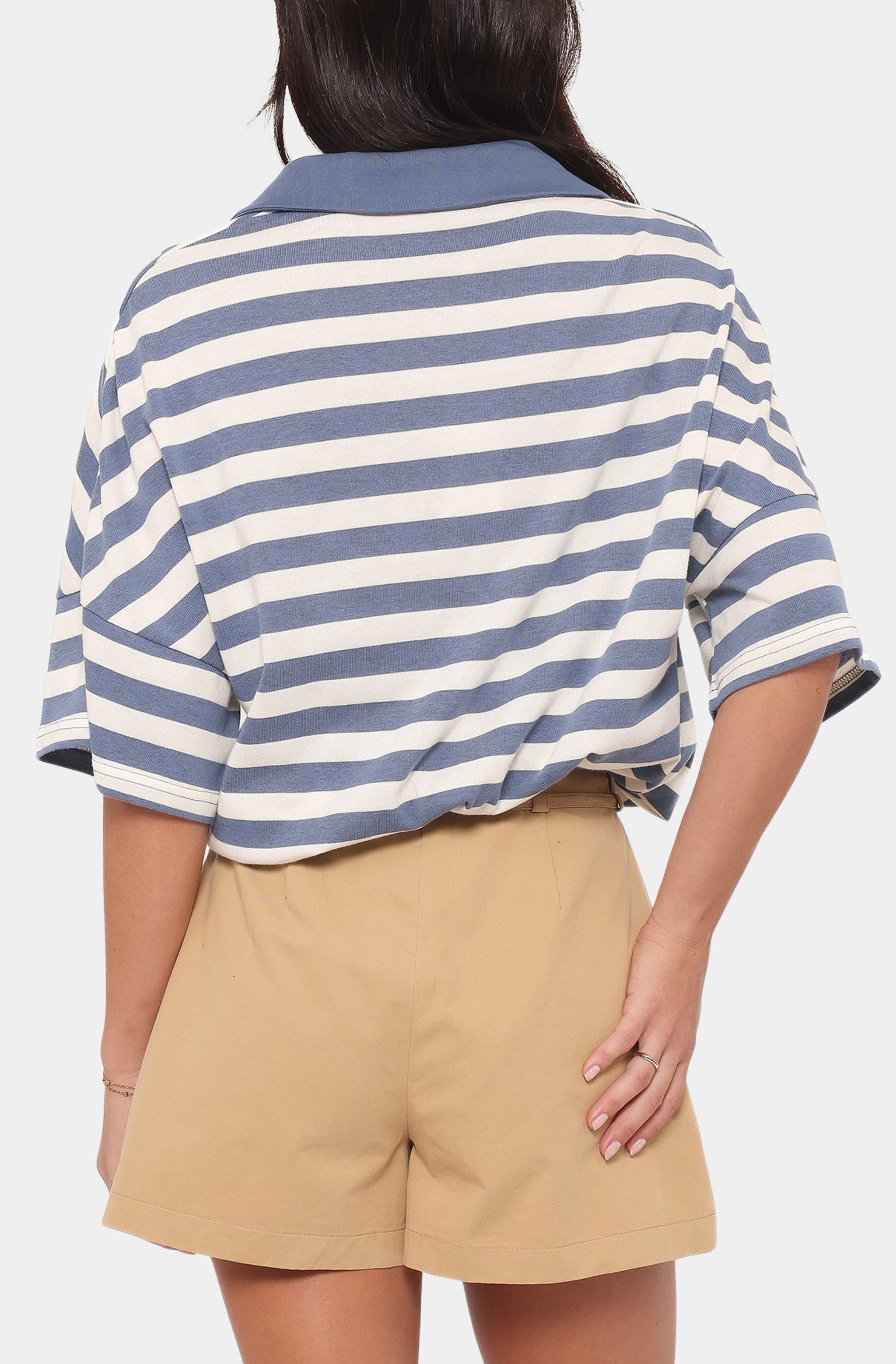 Winona Pleated Front Tailored Long Short