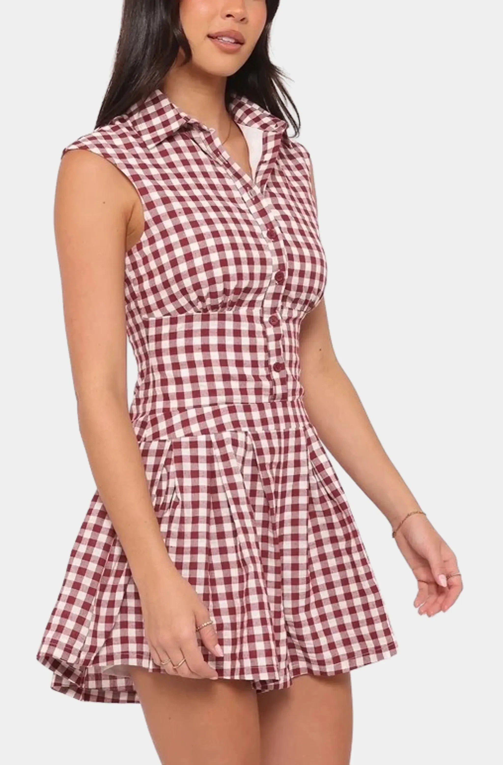 Helen Button Front Romper