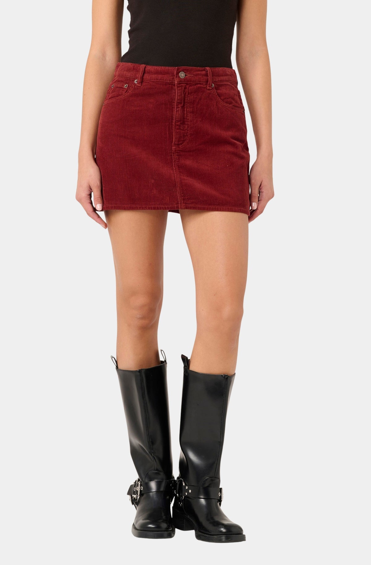 90's Relaxed Mini Skirt Cord