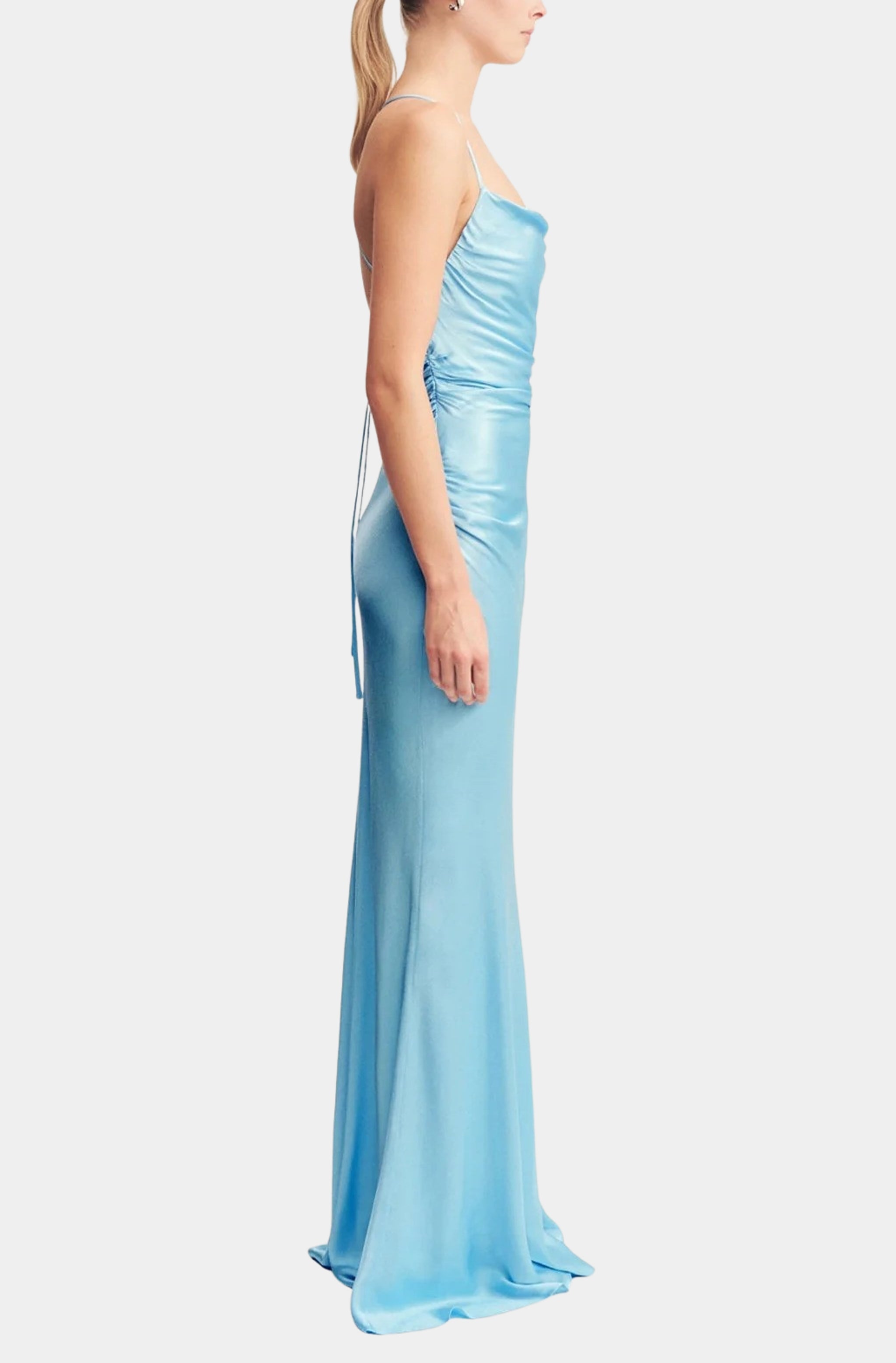 La Lune Lace Back Maxi Dress