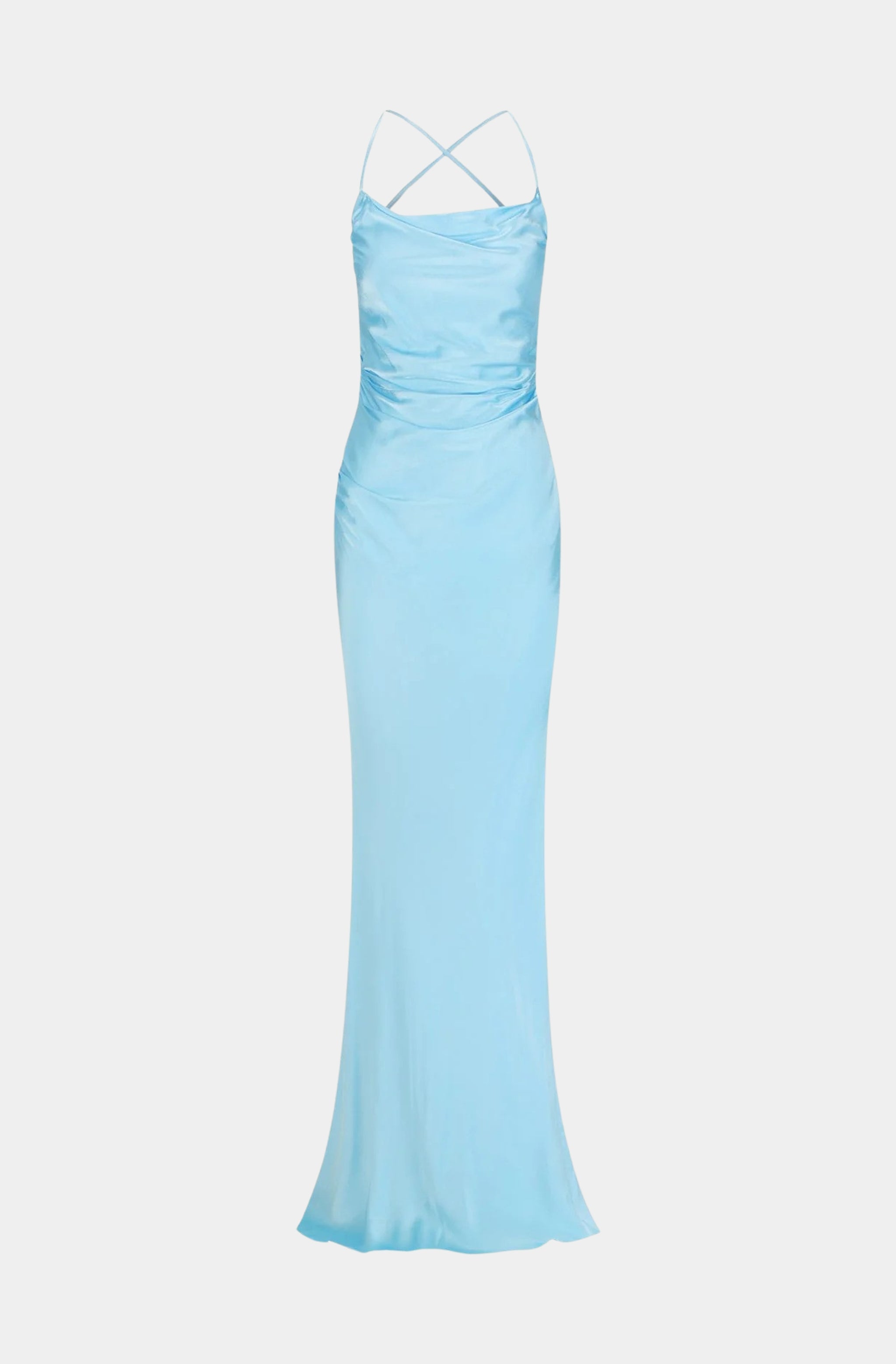 La Lune Lace Back Maxi Dress
