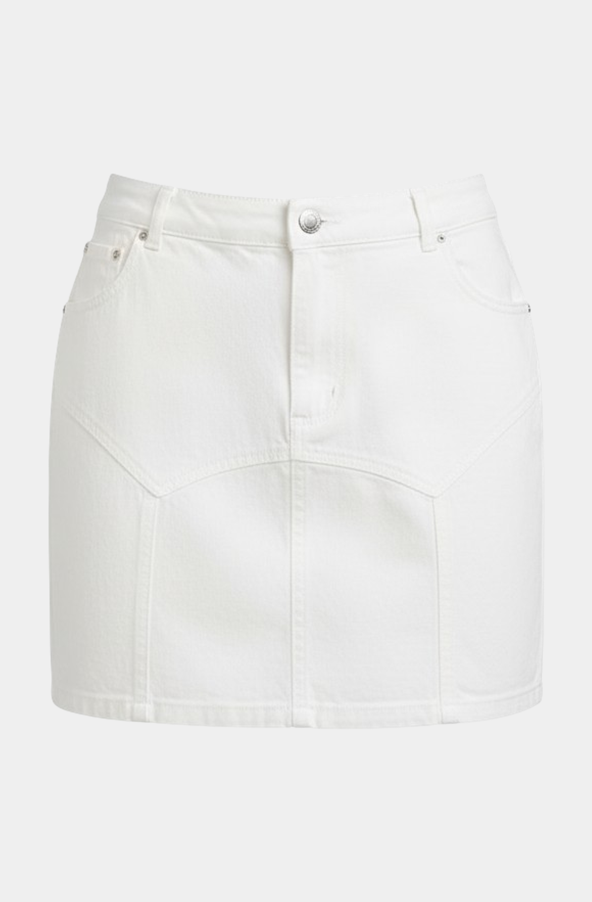 Denim Garter Skirt