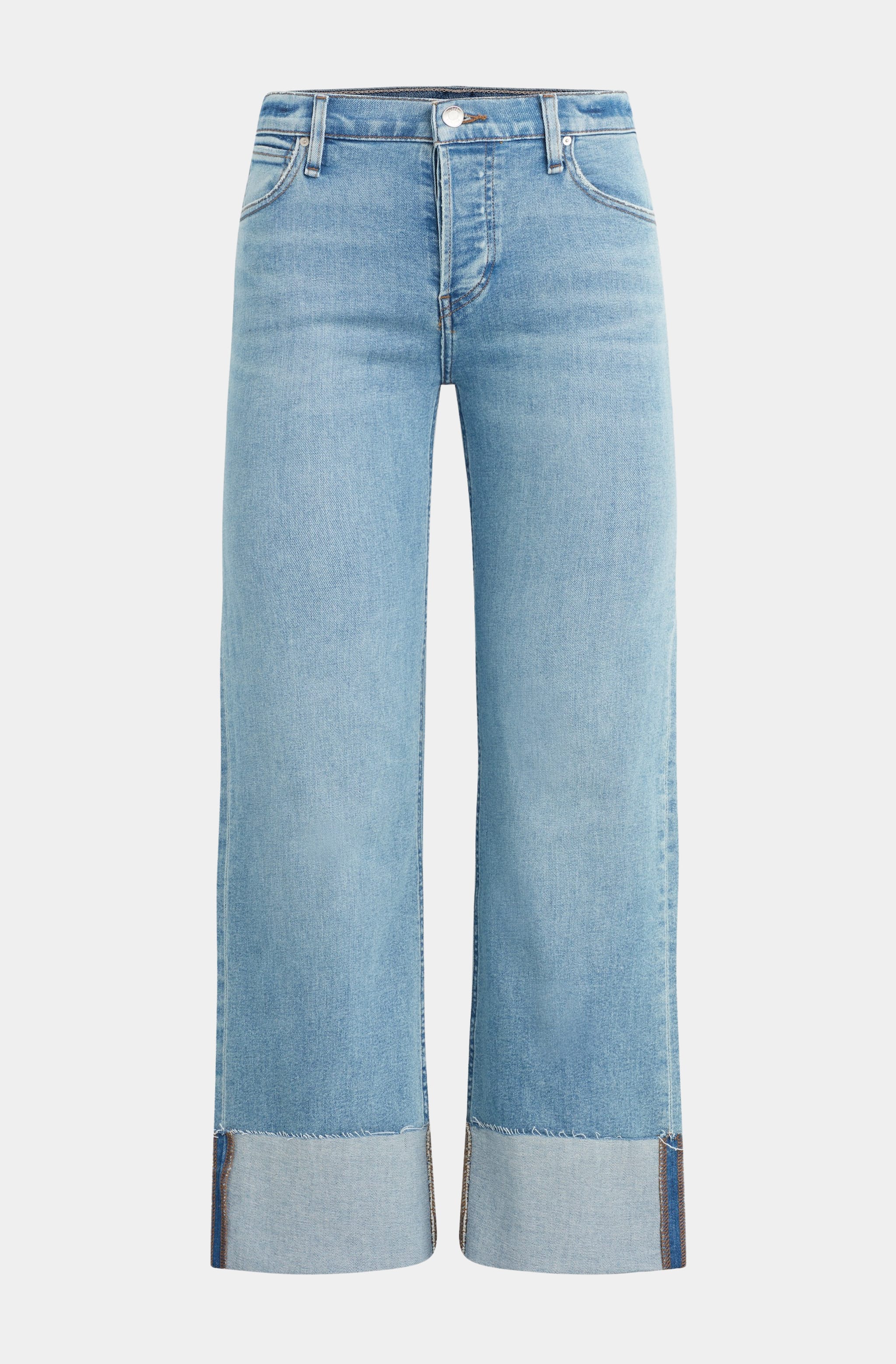 Rosie High-Rise Wide Leg Ankle Cuff